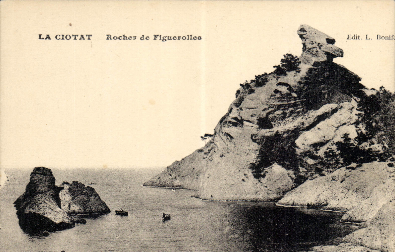 CPA La Ciotat Roches de Figuerolles