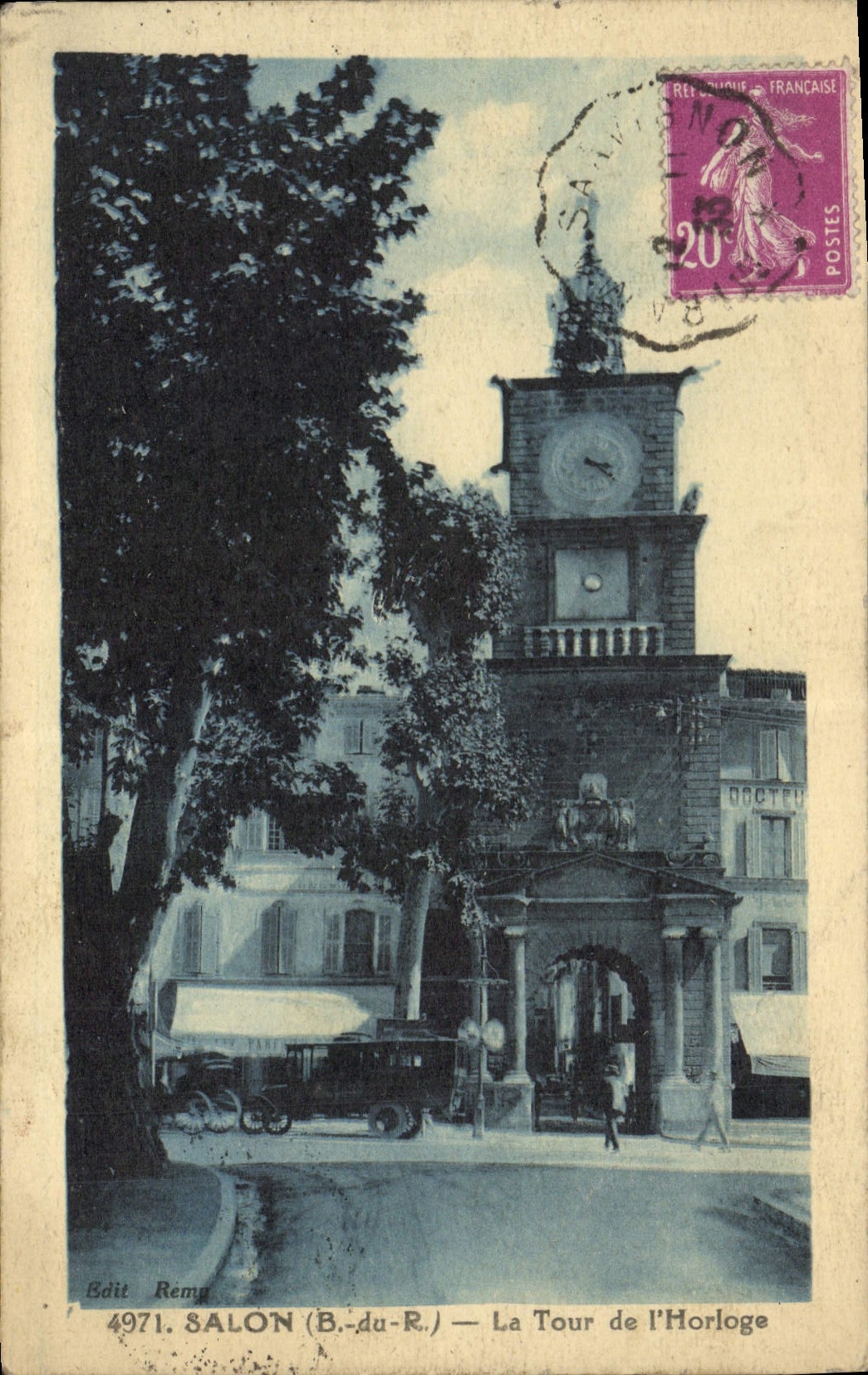 CPA Salon La Tour de l'Horloge
