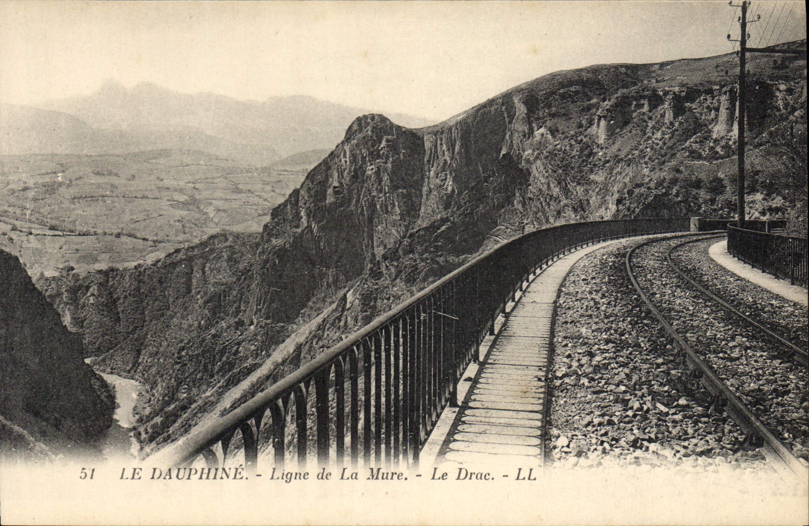 CPA Dauphine Ligne de la Mure Le Drac