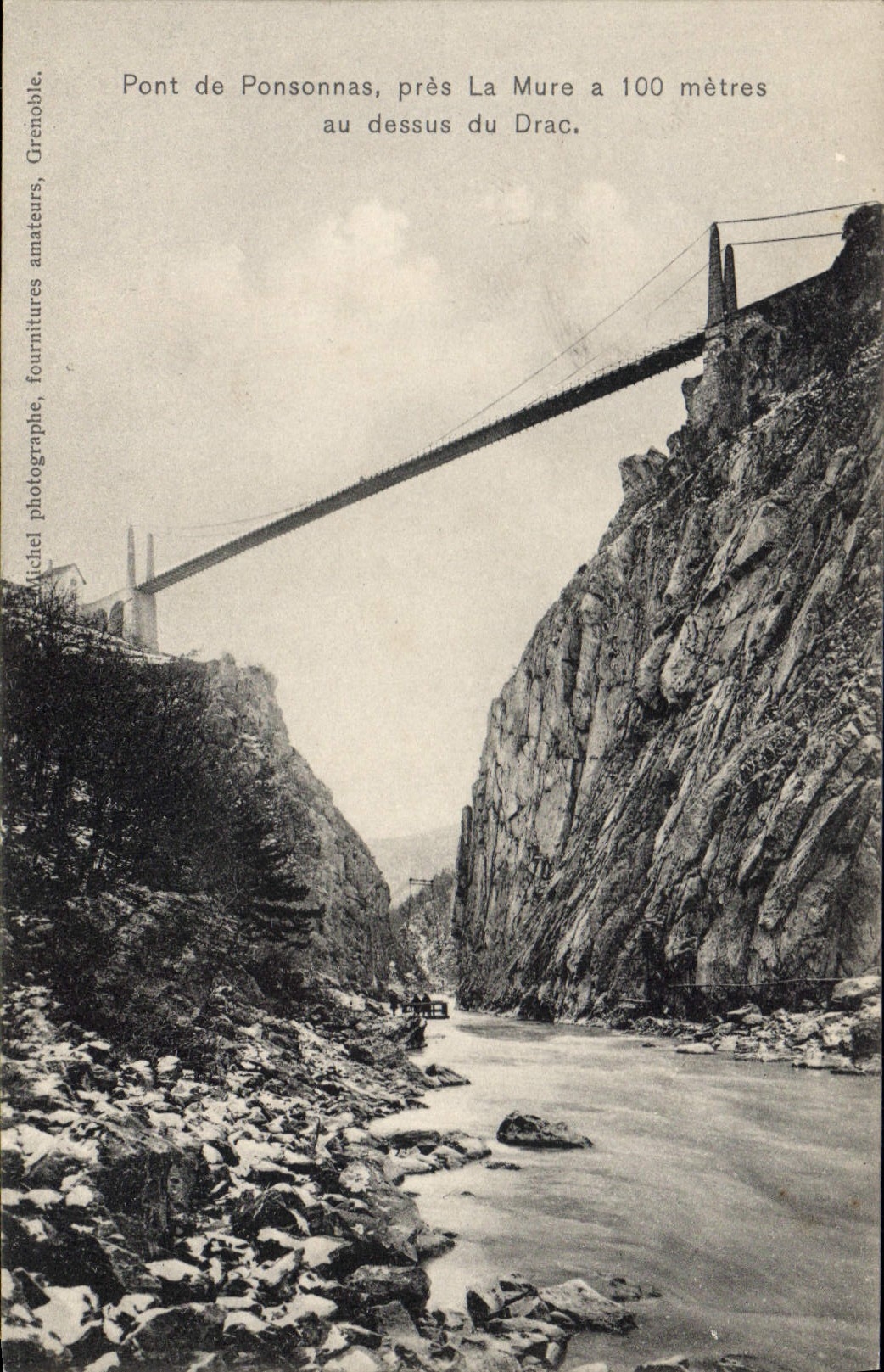 CPA Pont de Ponsonnas  pres La Mure au dessus du Drac