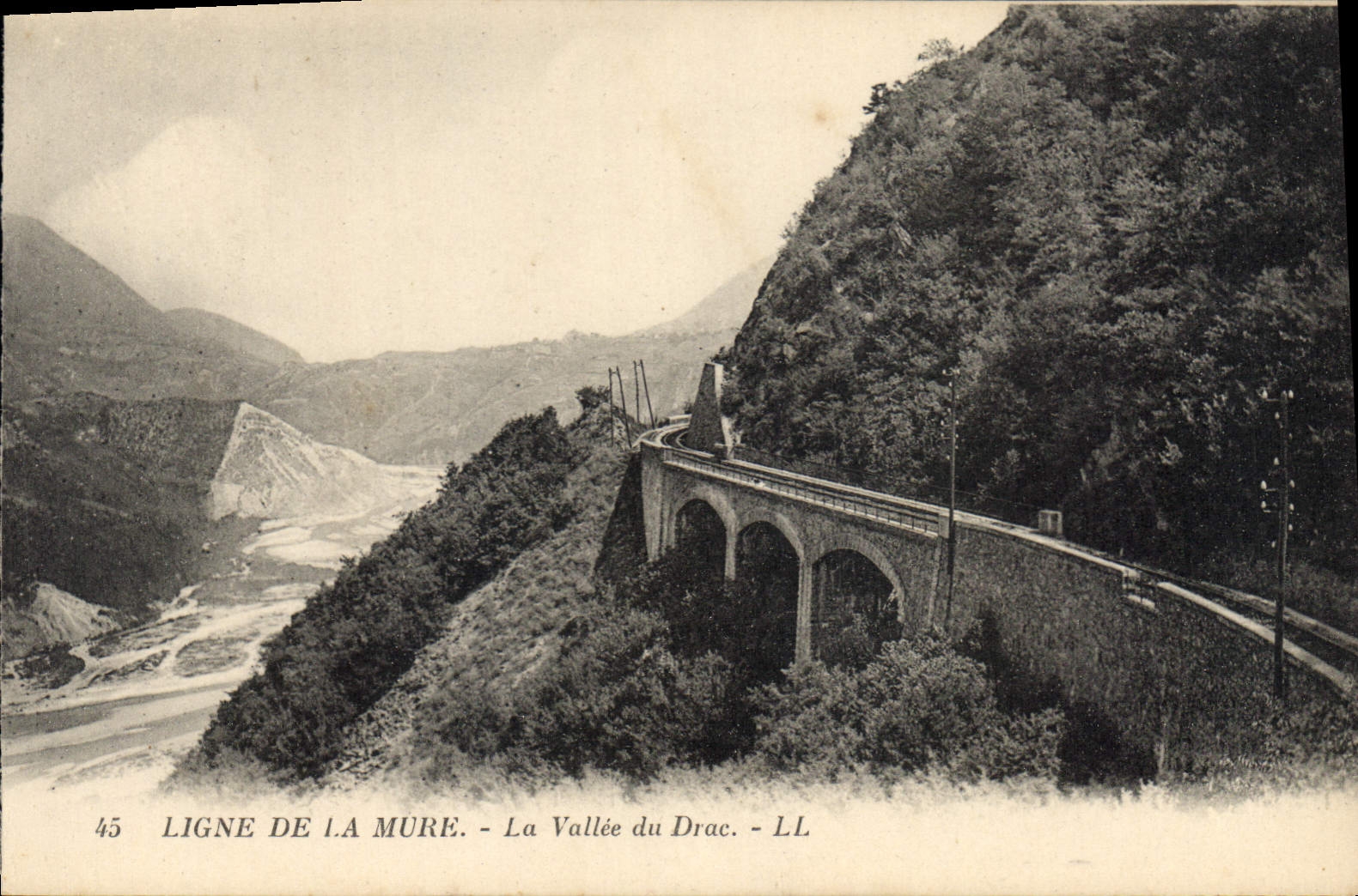 CPA Ligne de la Mure La Vallee du Drac