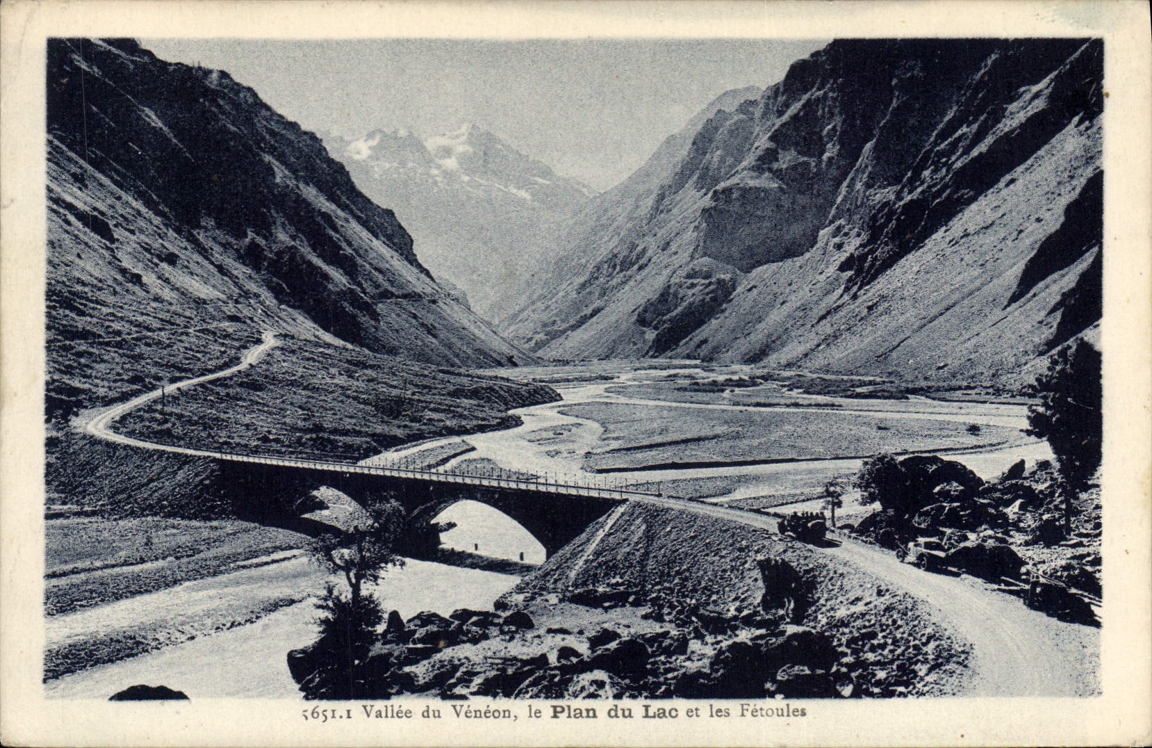 CPA Vallee du Veneon le Plan du Lac et le Fetoules