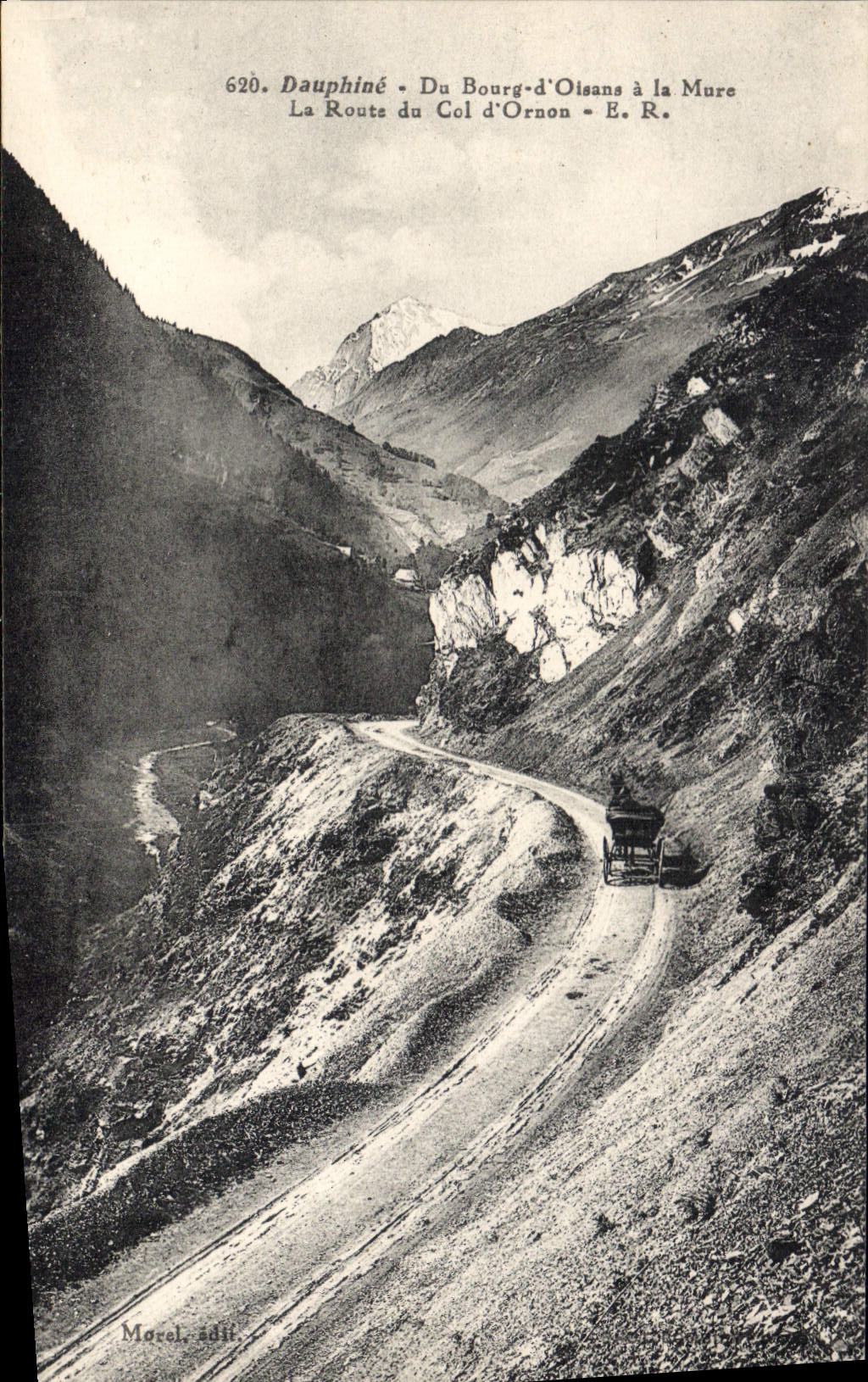 CPA Dauphine De Bourg d'Oisans a la Mure La Route du Col d'Orson