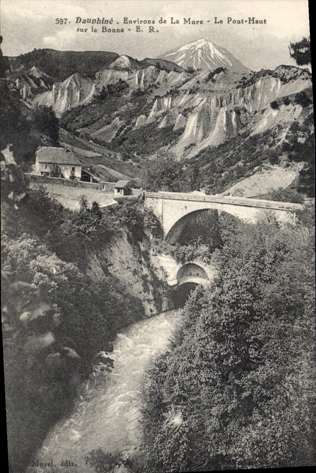 CPA Bovirons de la Mure Le Pont Haut sur le Bosse