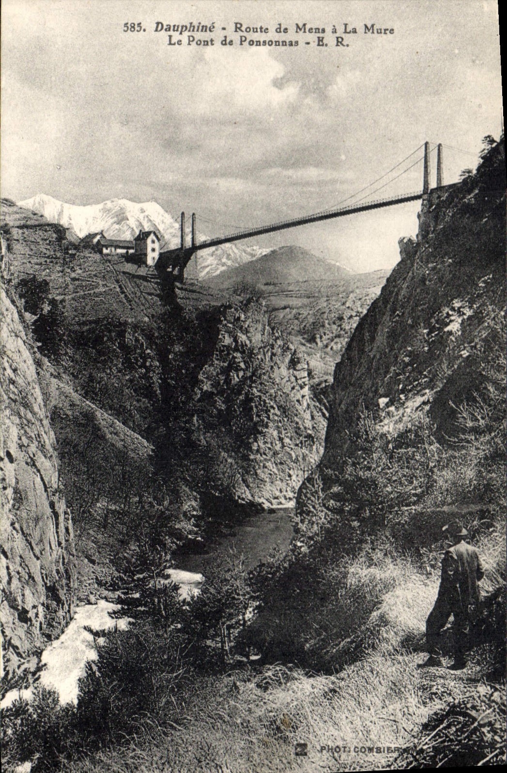 CPA Route de Mens a la Mure Le Pont de Pensonnas