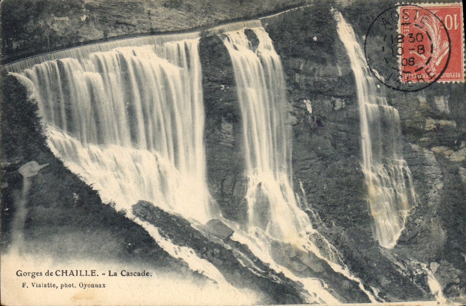 CPA Gorges de Chaille La Cascade