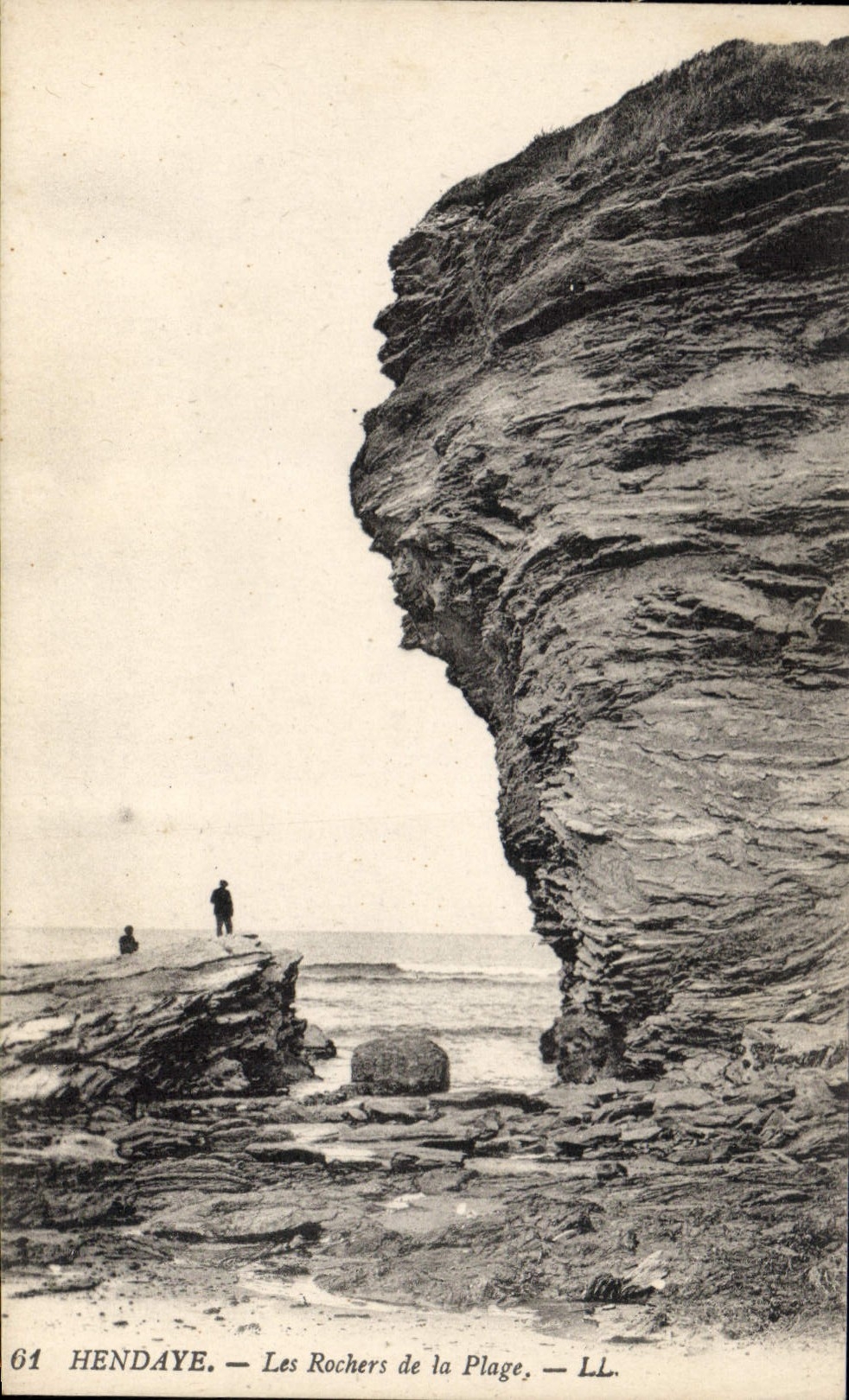 CPA Hendaye Les Rochers de la Plage