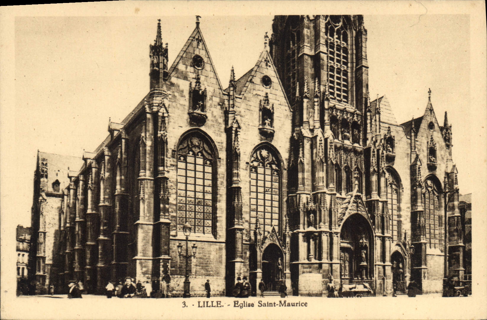 CPA Lille Eglise Saint Maurice