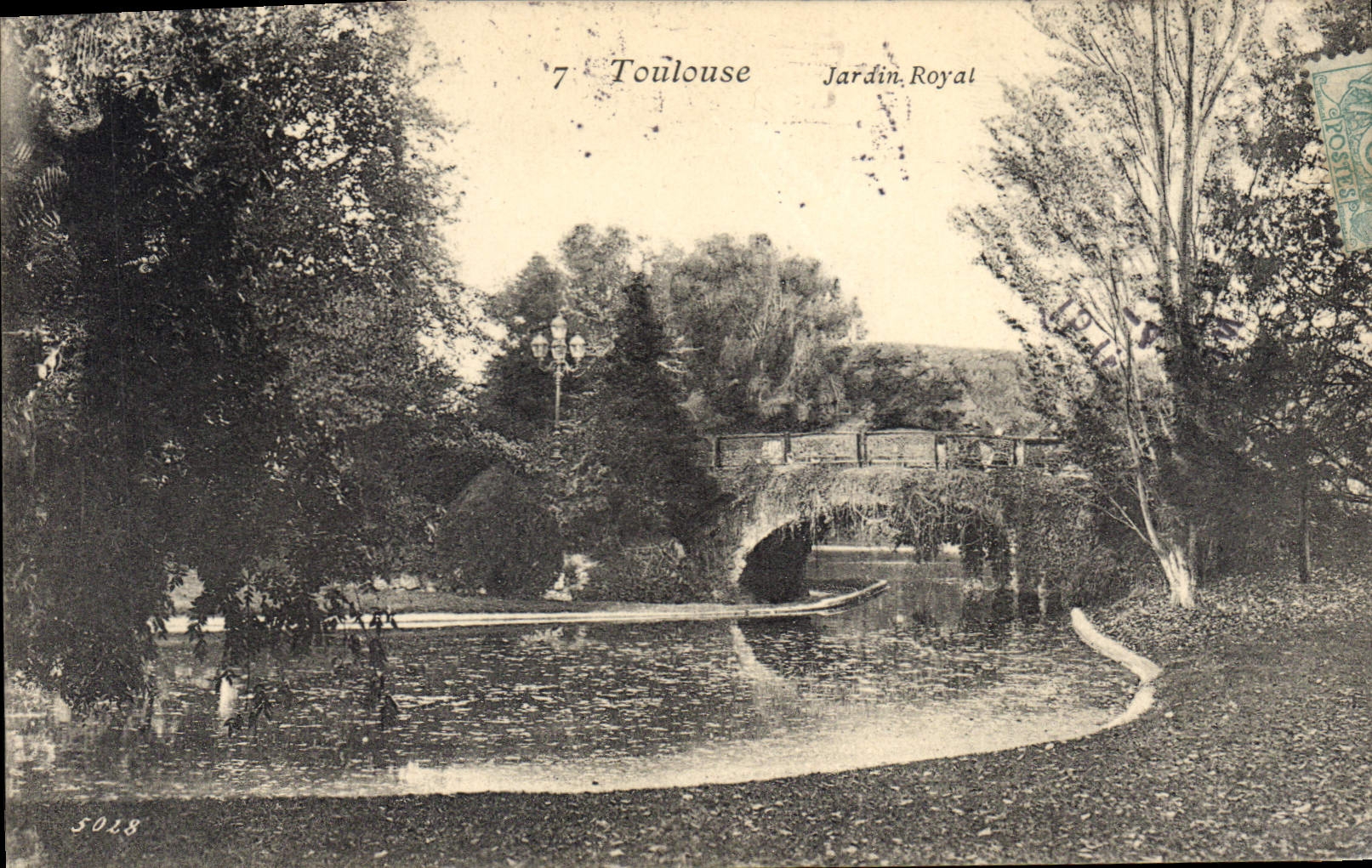 CPA Toulouse Jardin Royal