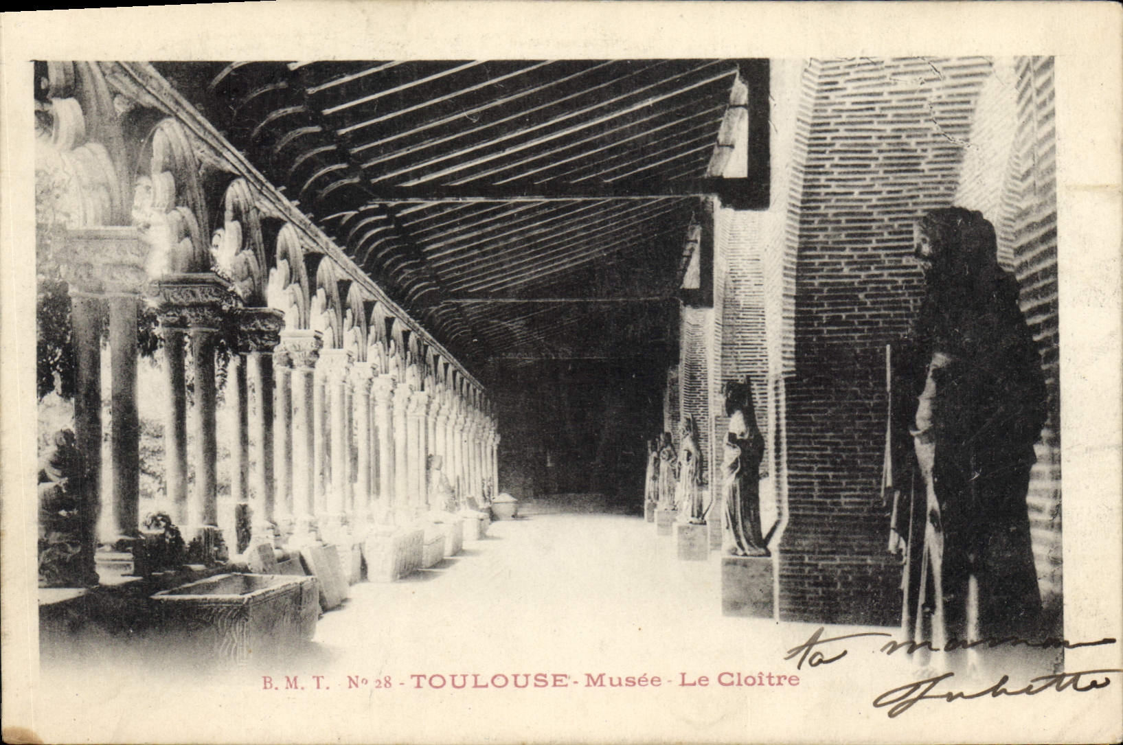 CPA Toulouse Musee Le Cloitre