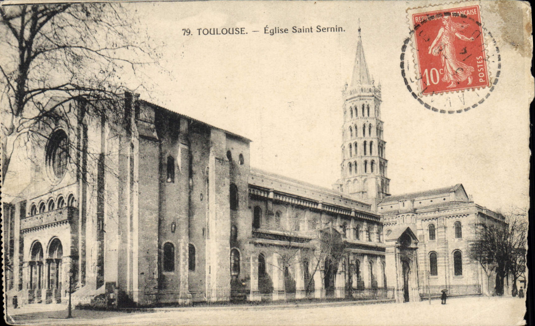 CPA Toulouse Eglise Sant Semin
