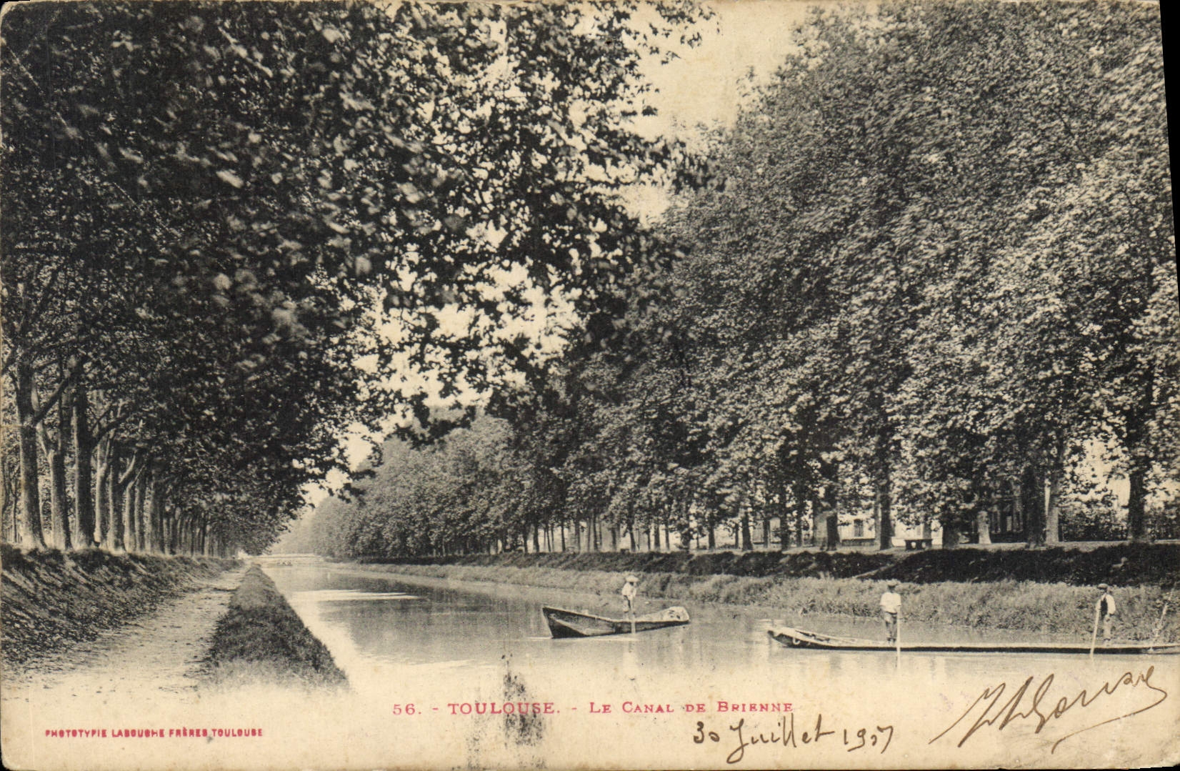 CPA Toulouse Le Canal de Brienne