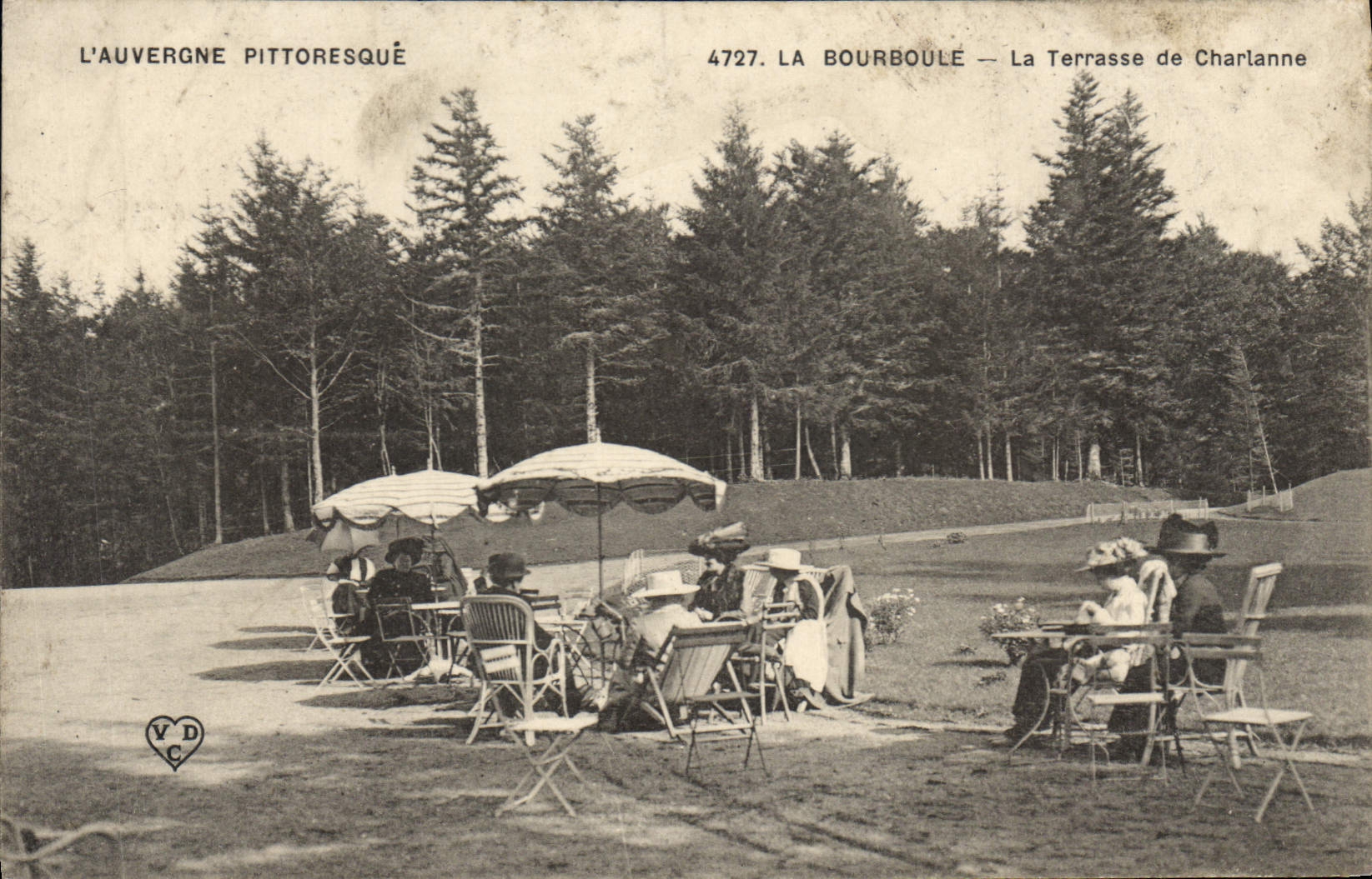 CPA La Bourboule La Terrasse de Charlanne