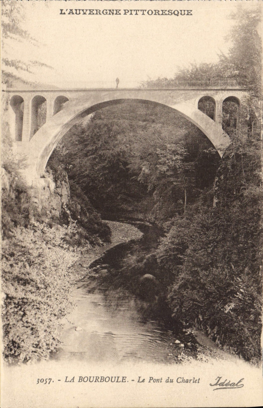 CPA La Bourboule Le Pont du Charlet