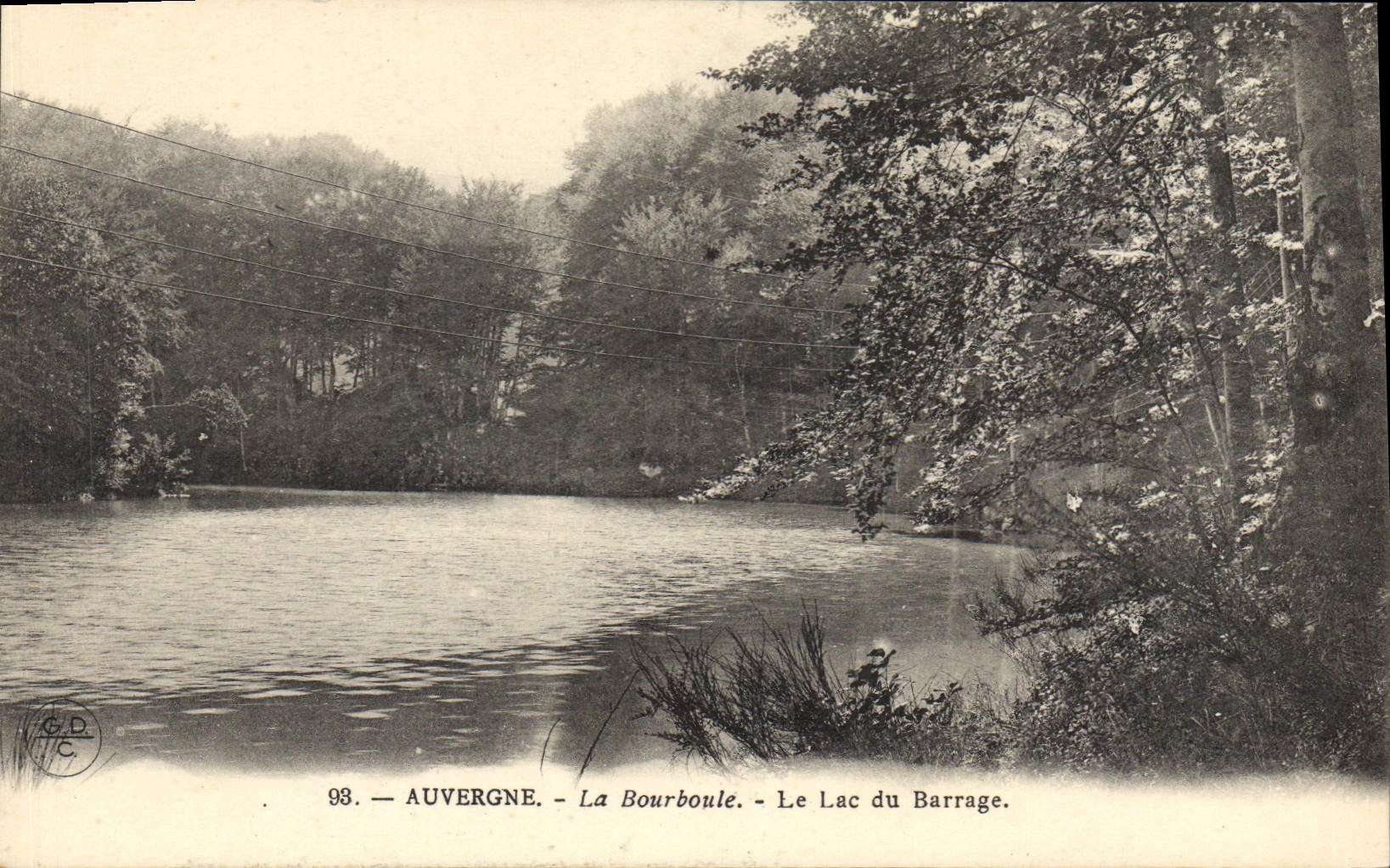 CPA La Bourboule Le Lac du Barrage
