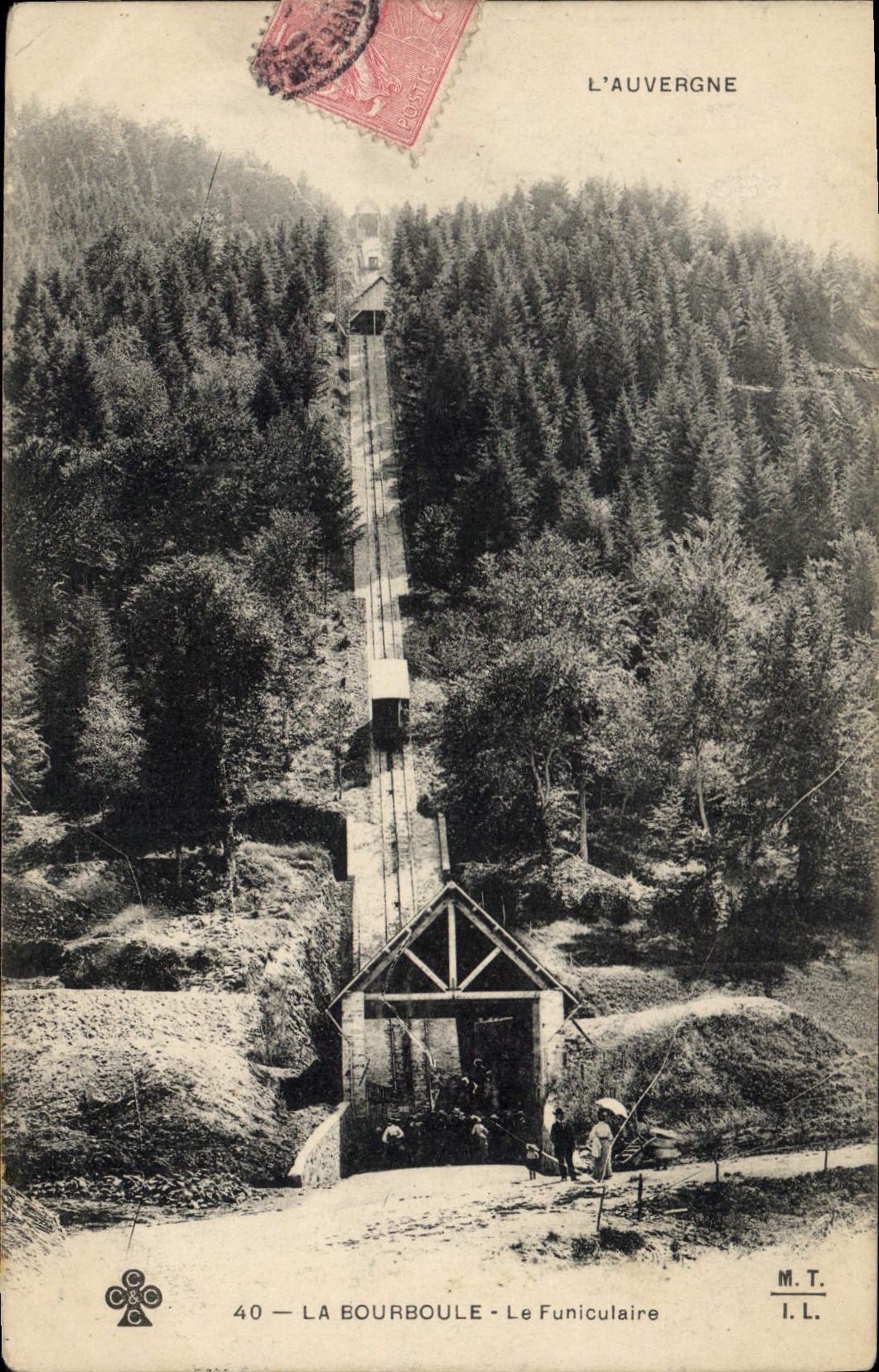 CPA La Bourboule Le Funiculaire