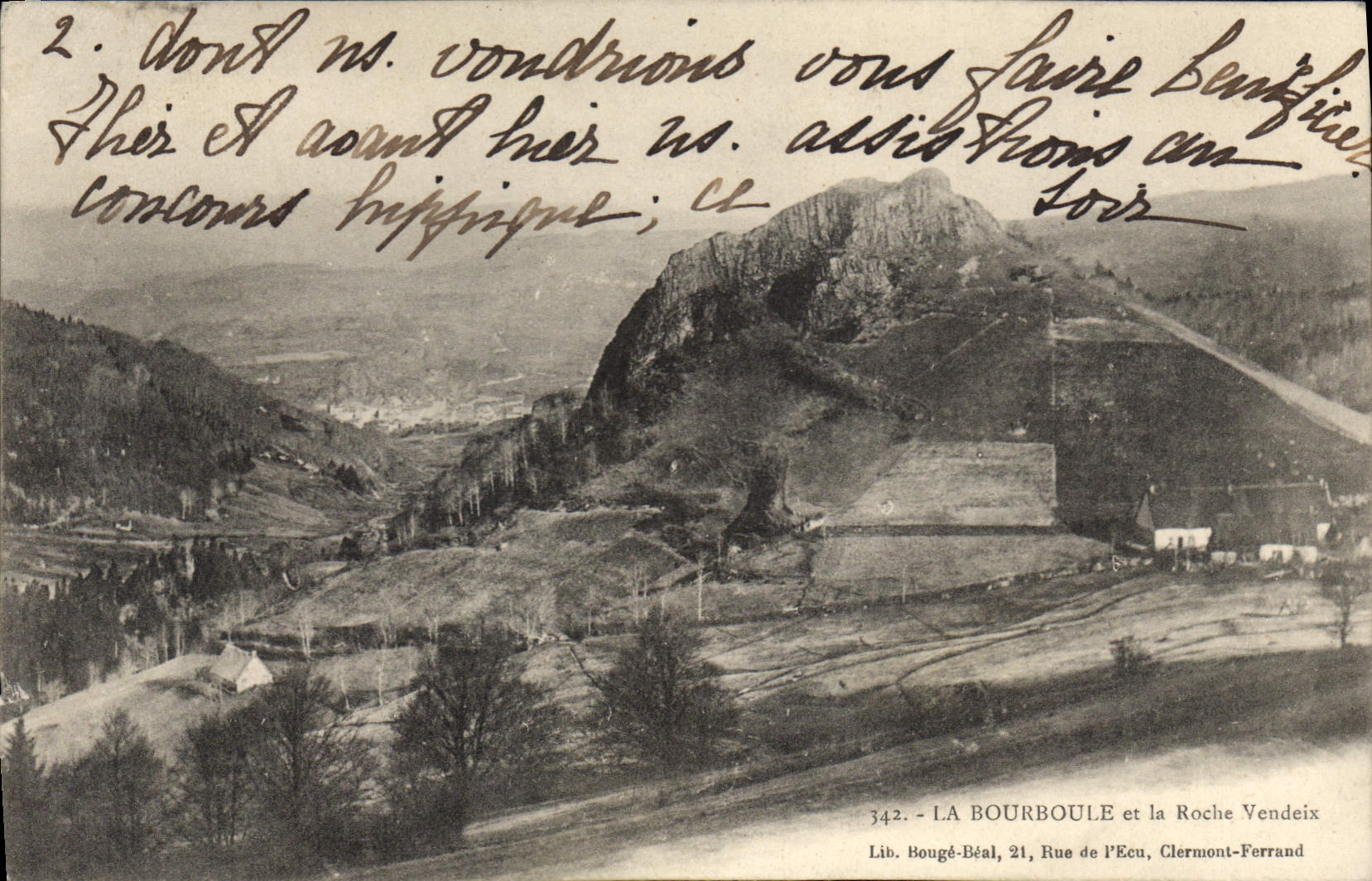 CPA La Bourboule et la Roche Vendeix