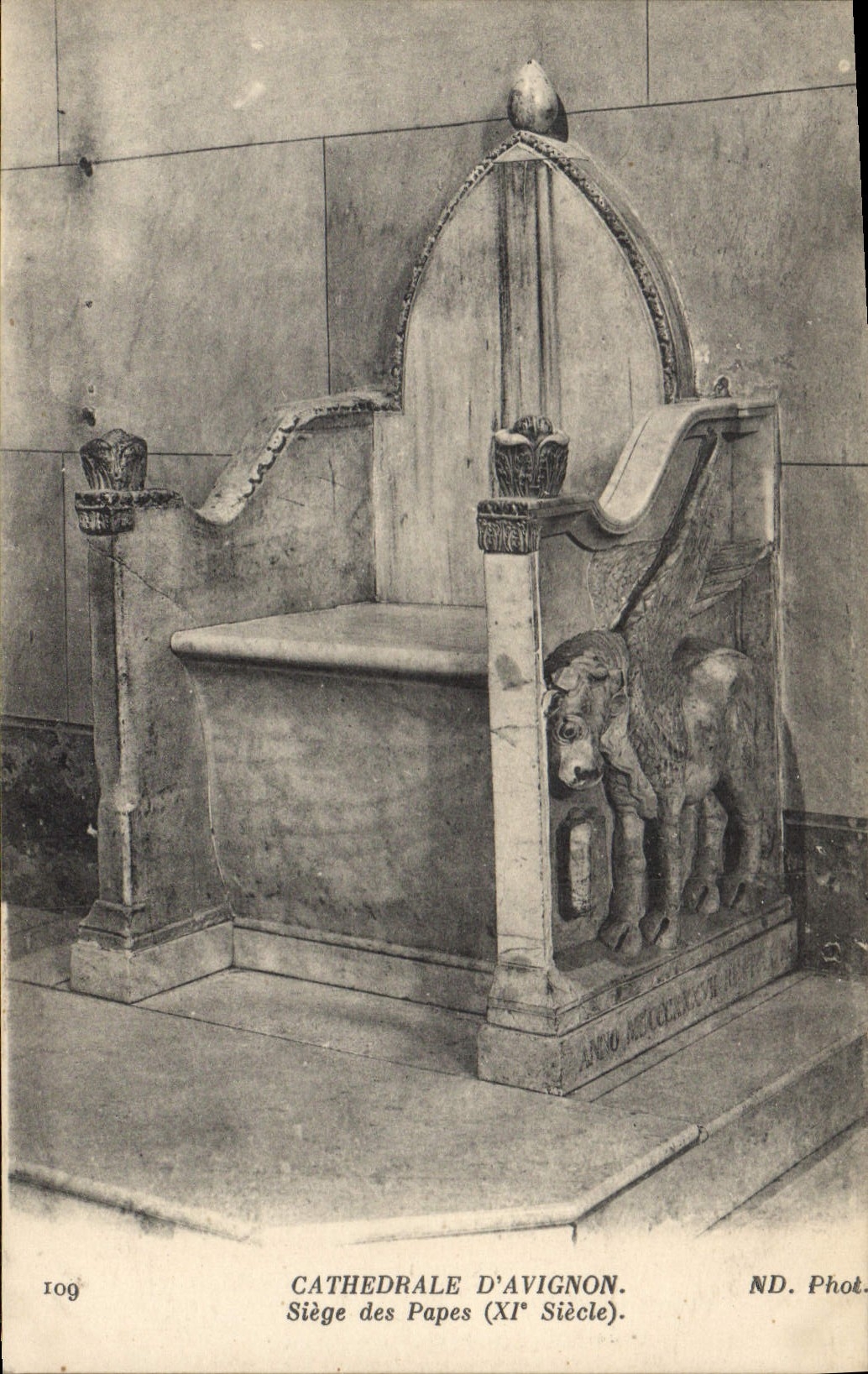 CPA Cathedrale d'Avignon Siege des Papes (XI siecle)