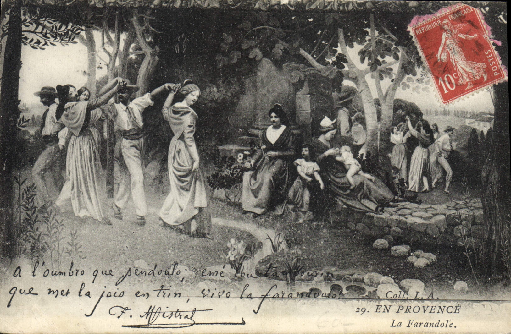 CPA La Farandole  Folklore