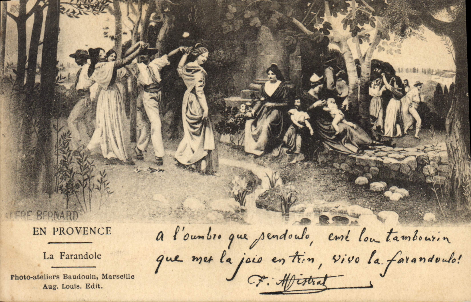 CPA La Farandole  Folklore