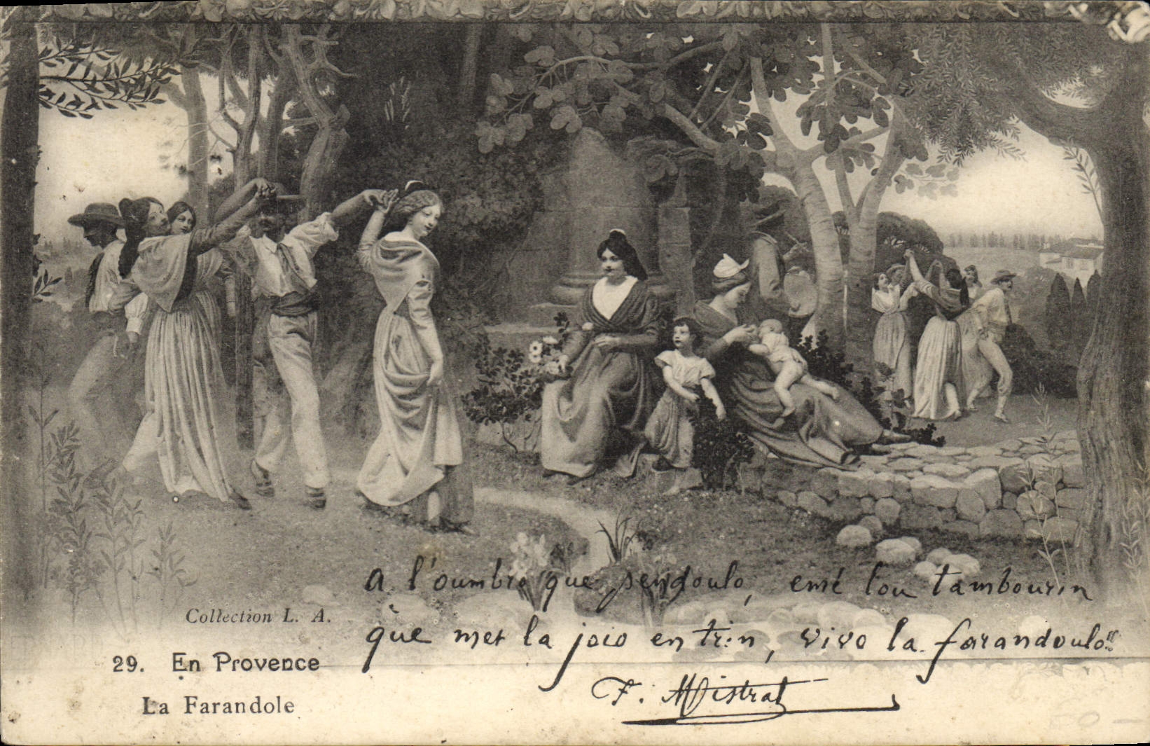 CPA La Farandole  Folklore