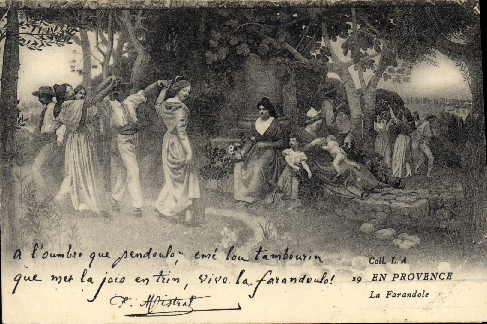 CPA La Farandole  Folklore