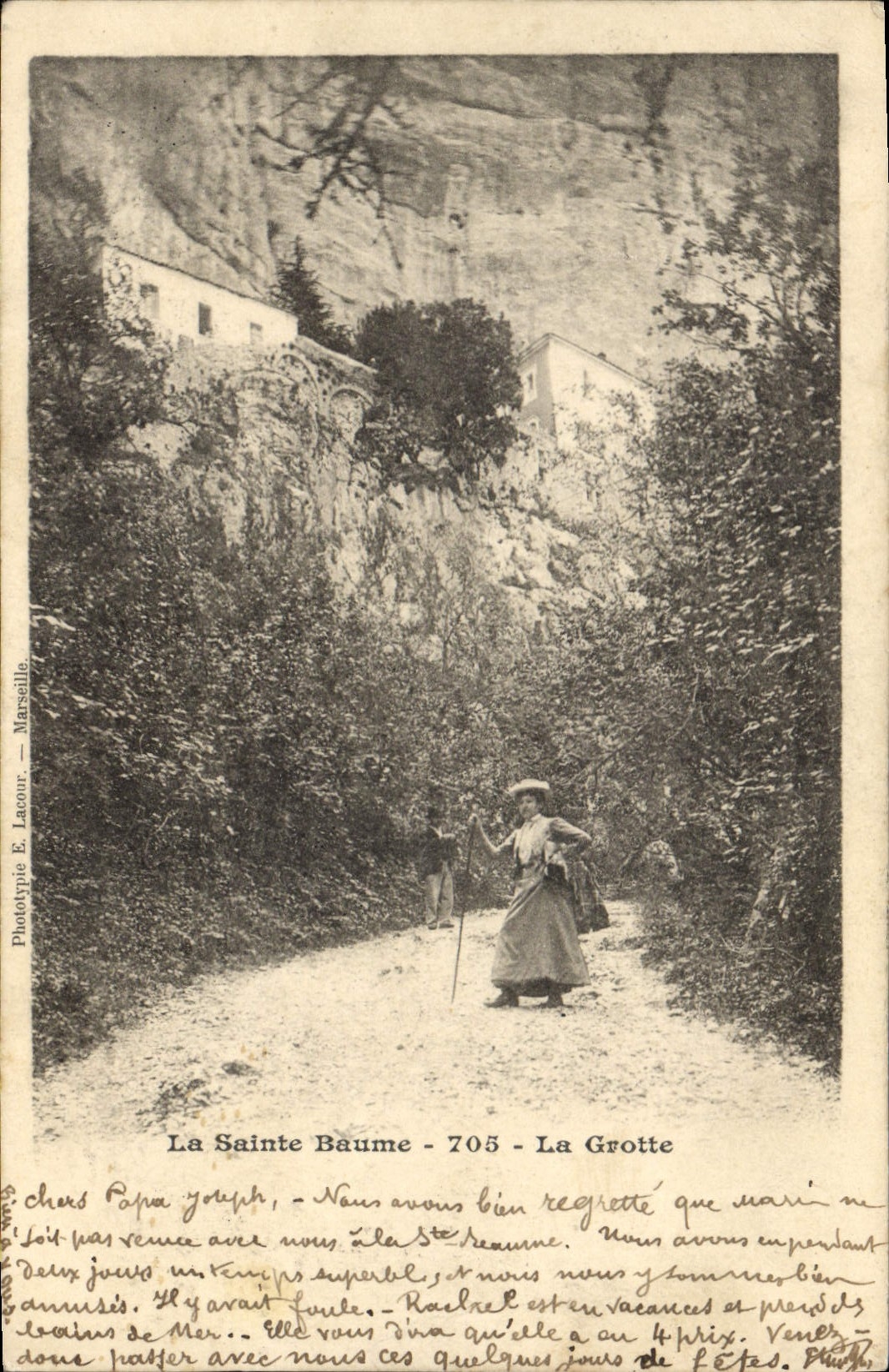 CPA La Sainte Baume La Grotte