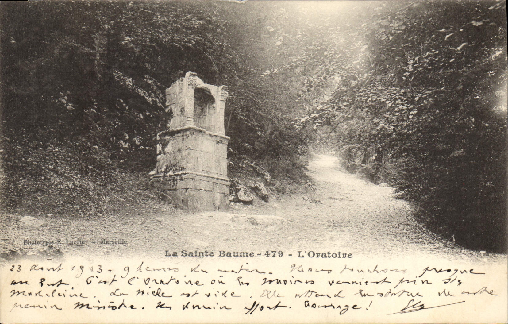 CPA La Sainte Baume L'Oratoire