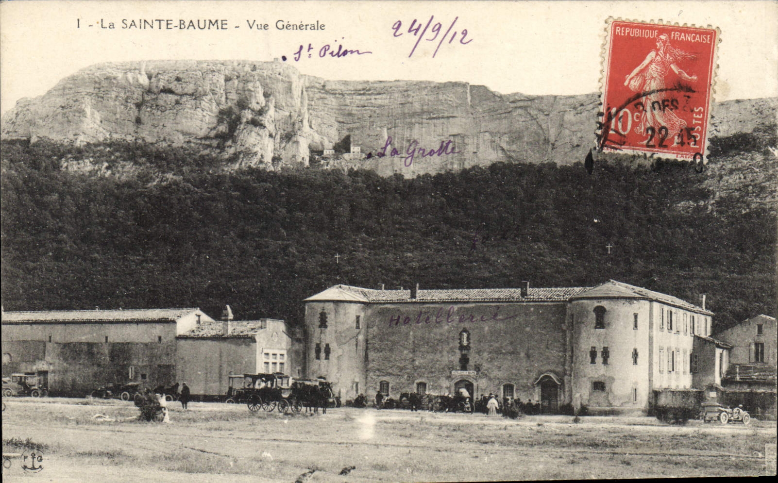CPA La Sainte Baume Vue generale