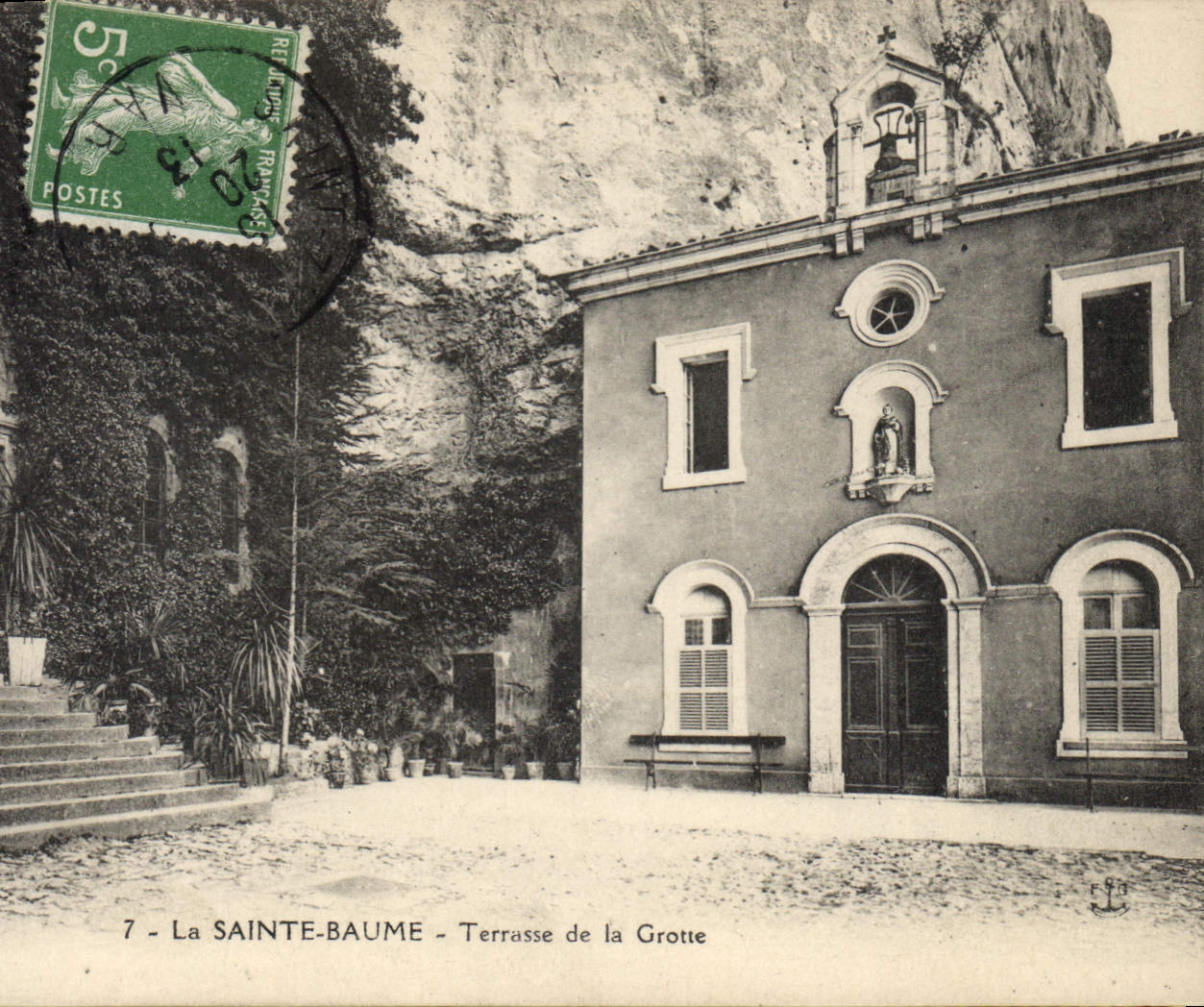 CPA La Sainte Baume Terrasse de la Grotte
