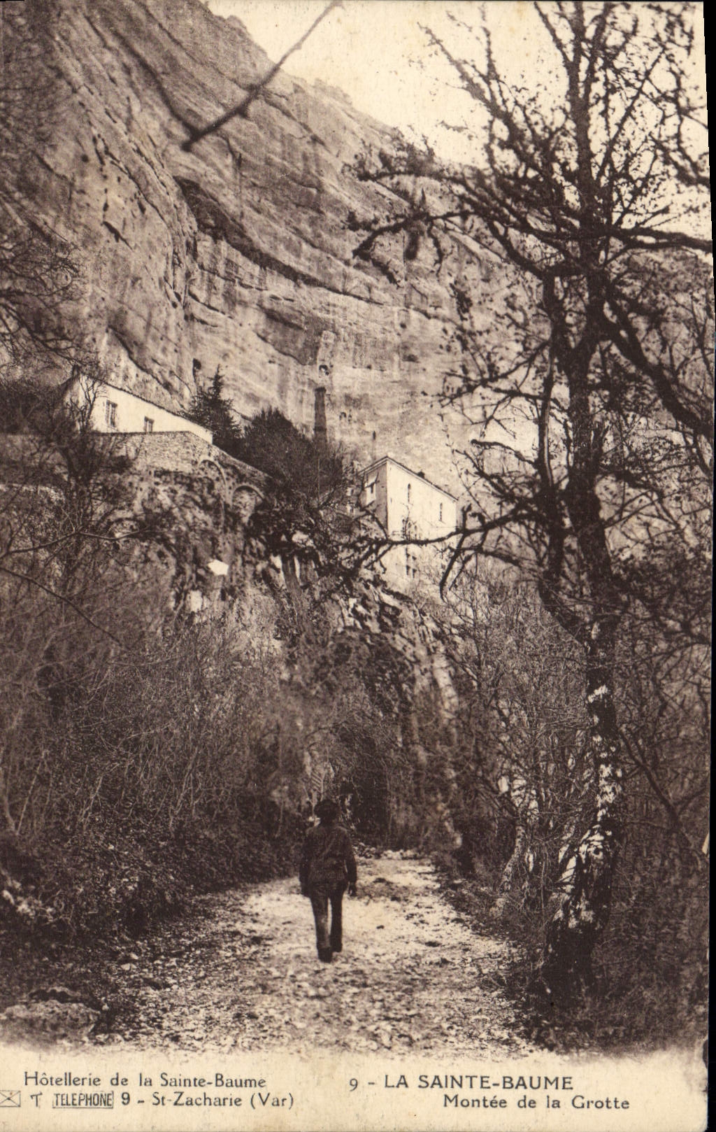 CPA La Sainte Baume Montee de la Grotte