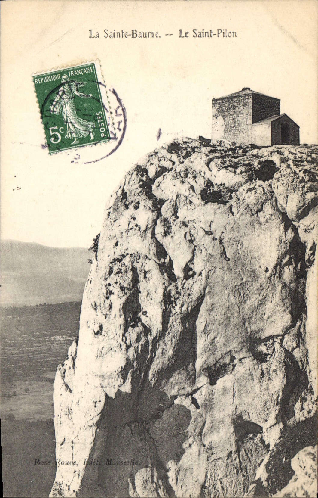 CPA La Sainte Baume Le Saint Pilon