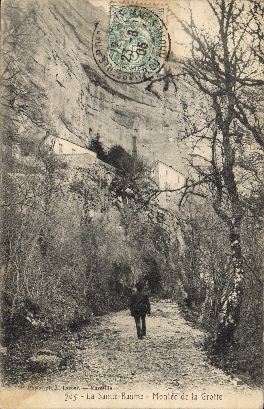 CPA La Sainte Baume Montee de la Grotte