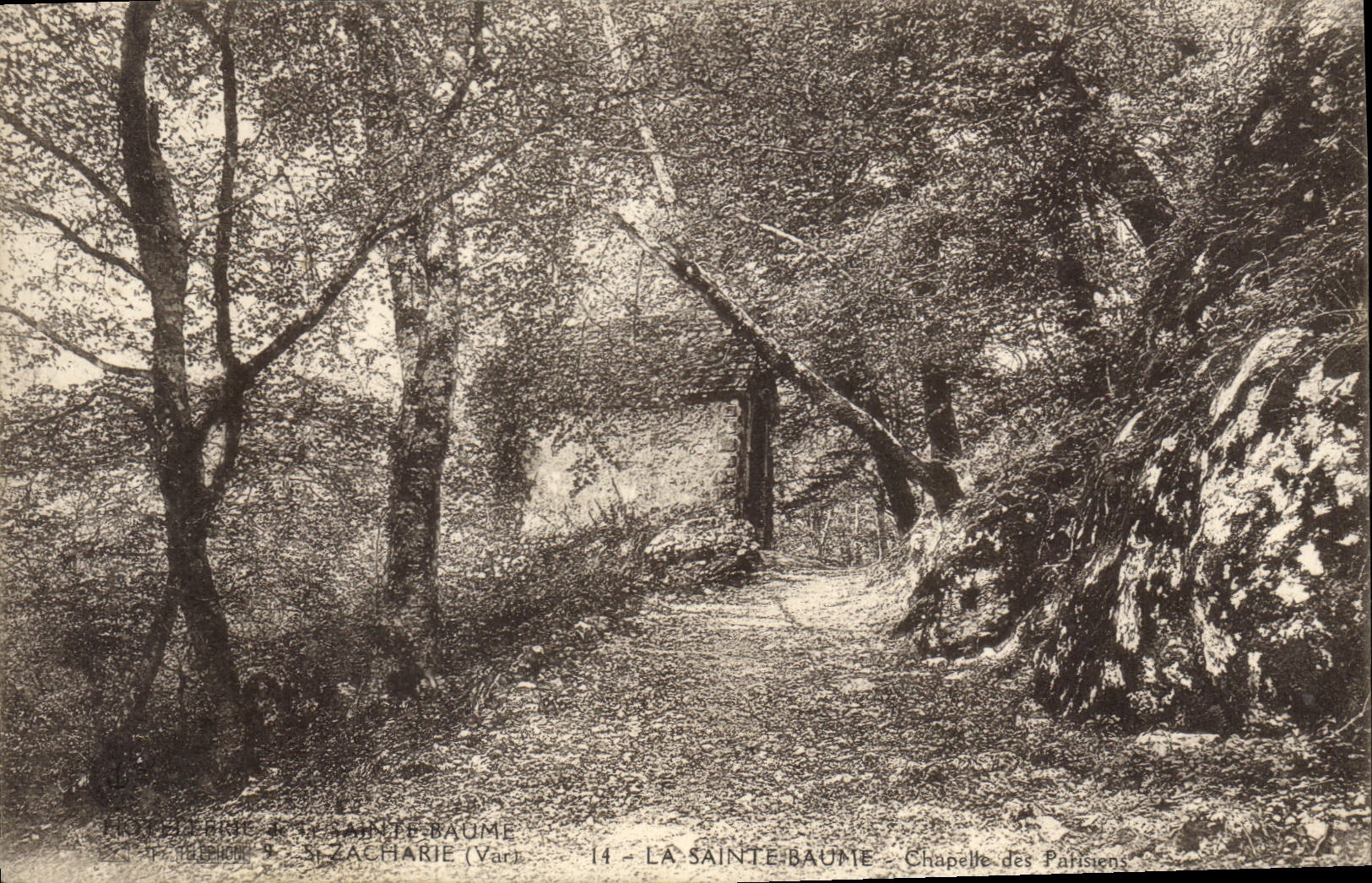 CPA La Sainte Baume Chapelle des Parisiens