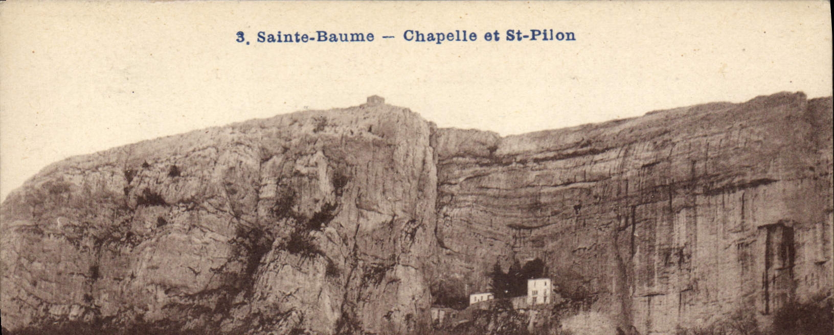 CPA La Sainte Baume Chapelle et St Pilon