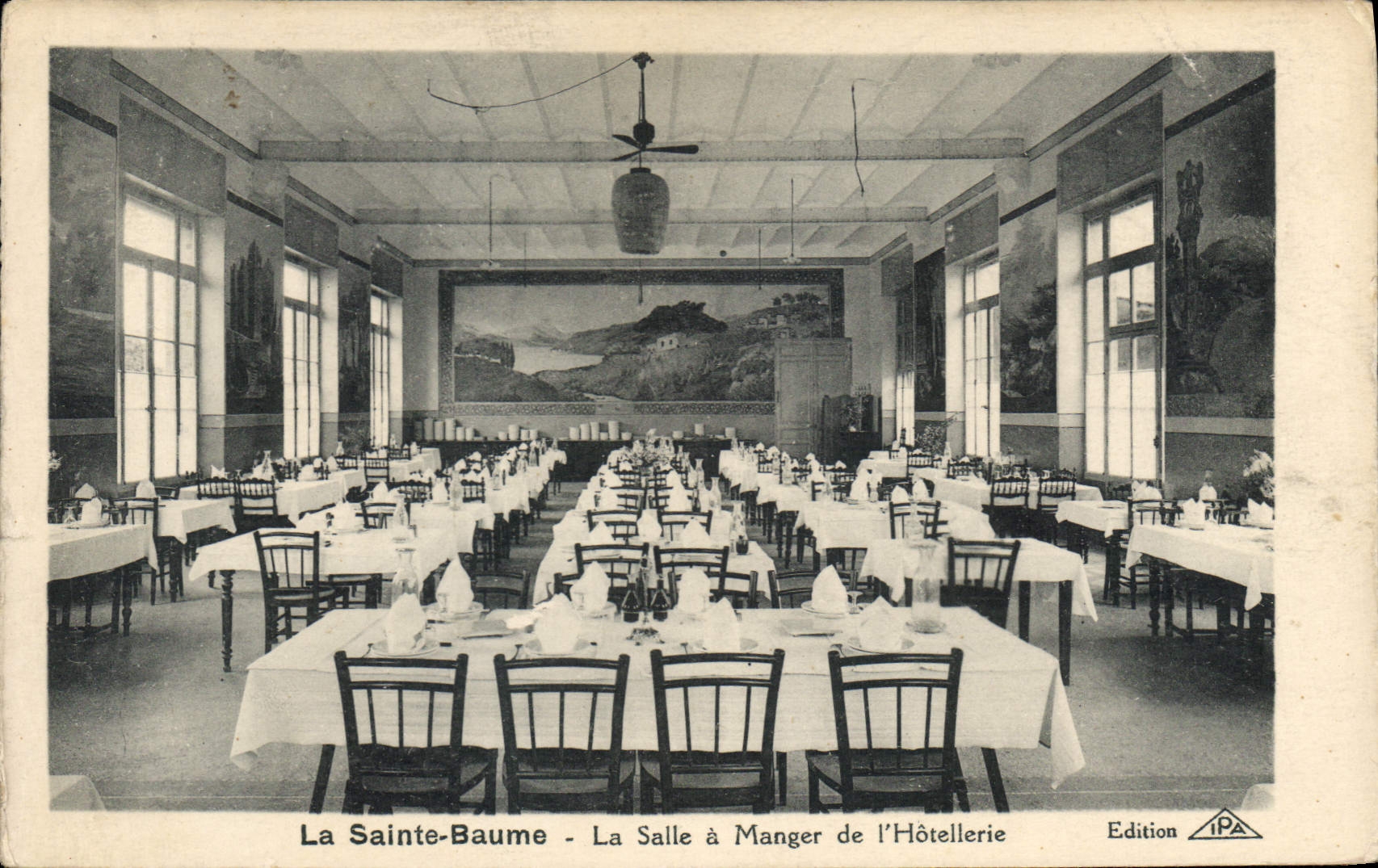 CPA La Sainte Baume La Salle a Manger de l'Hotellerie