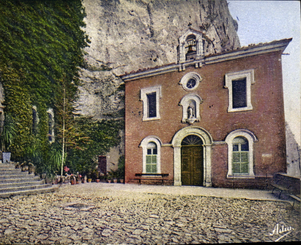 CPA La Sainte Baume Terrasse de la Grotte