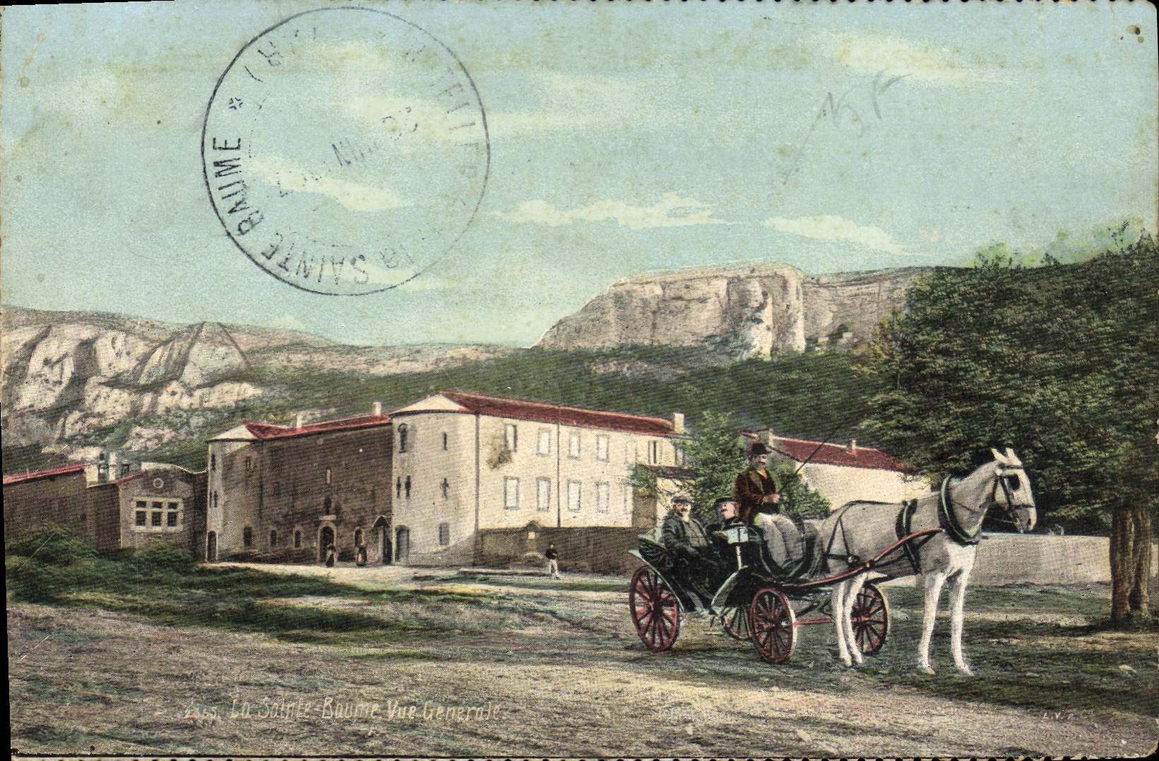 CPA La Sainte Baume Vue generale