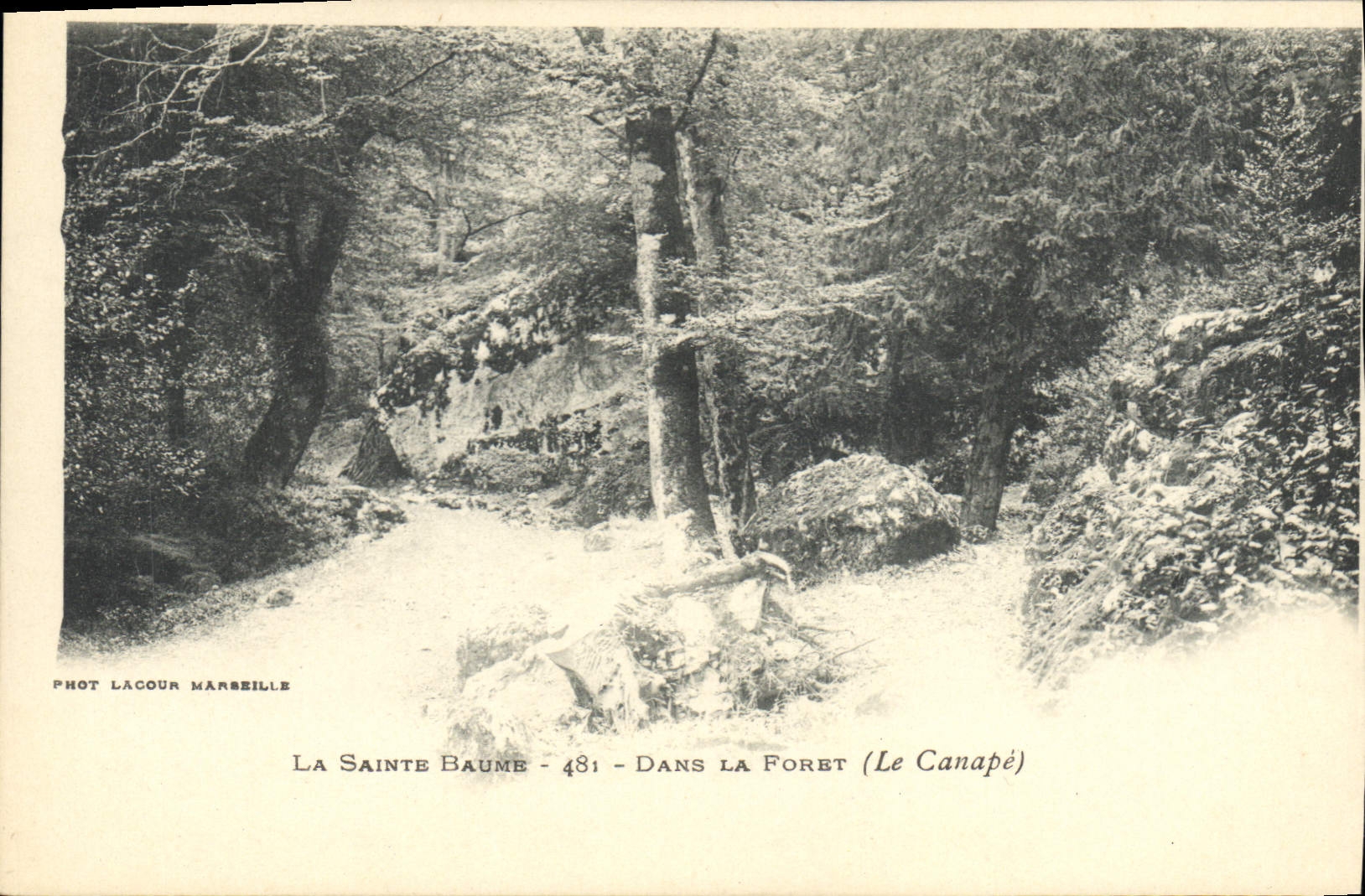 CPA La Sainte Baume Dans la Foret (Le Canape)