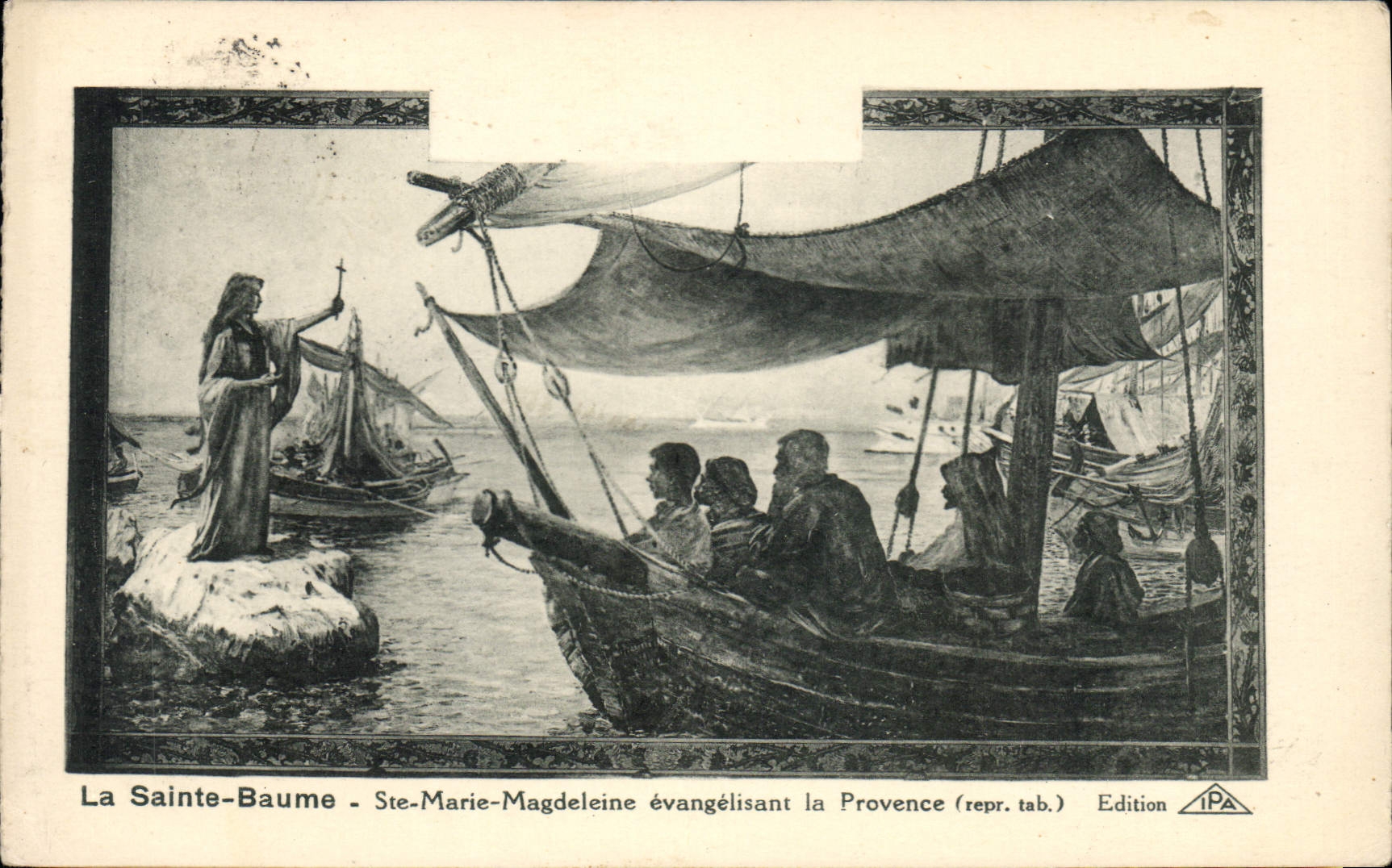 CPA La Sainte Baume Ste Marie Magdeleine evangelisant la Provence