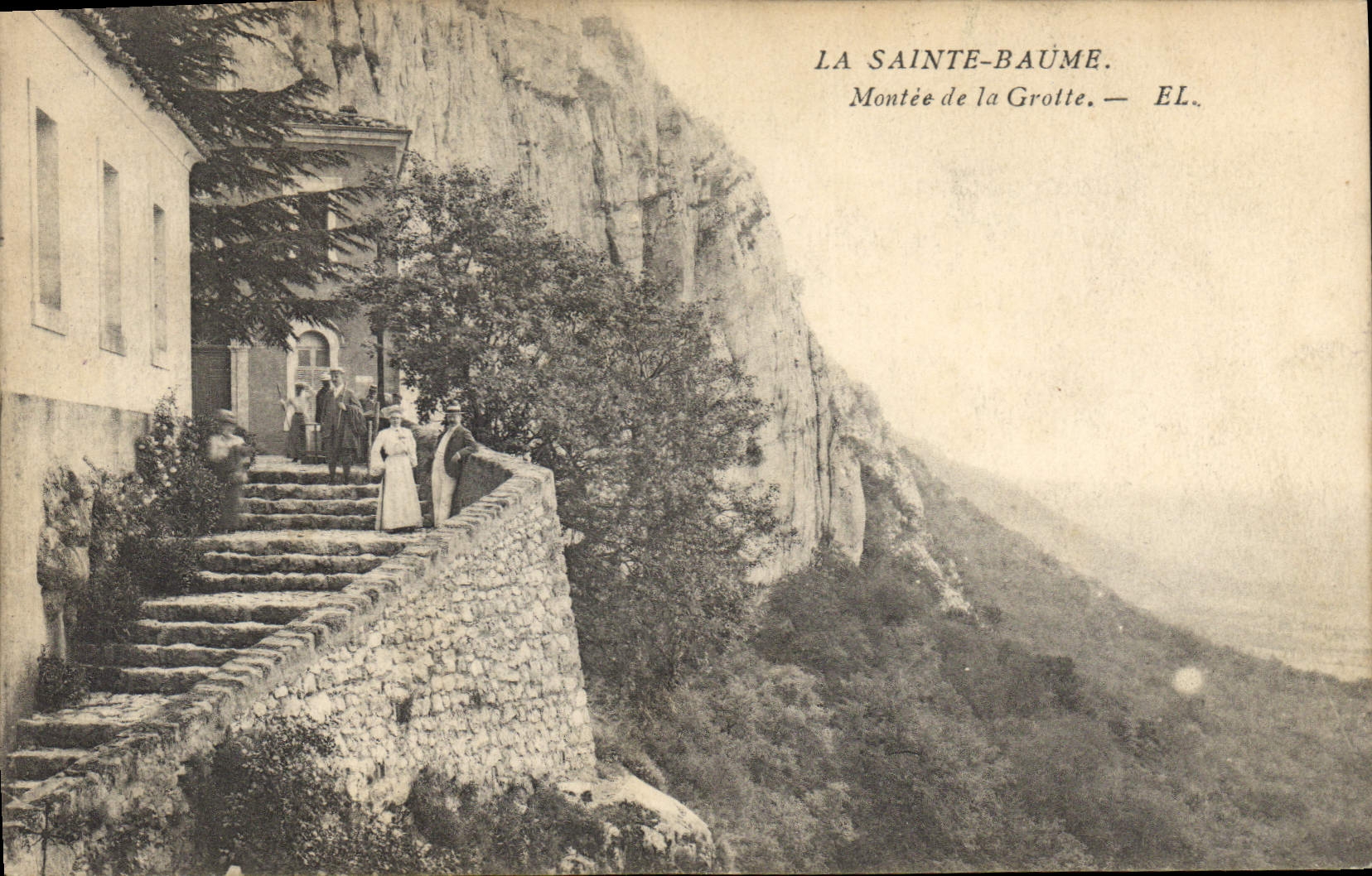 CPA La Sainte Baume Montee de la Grotte