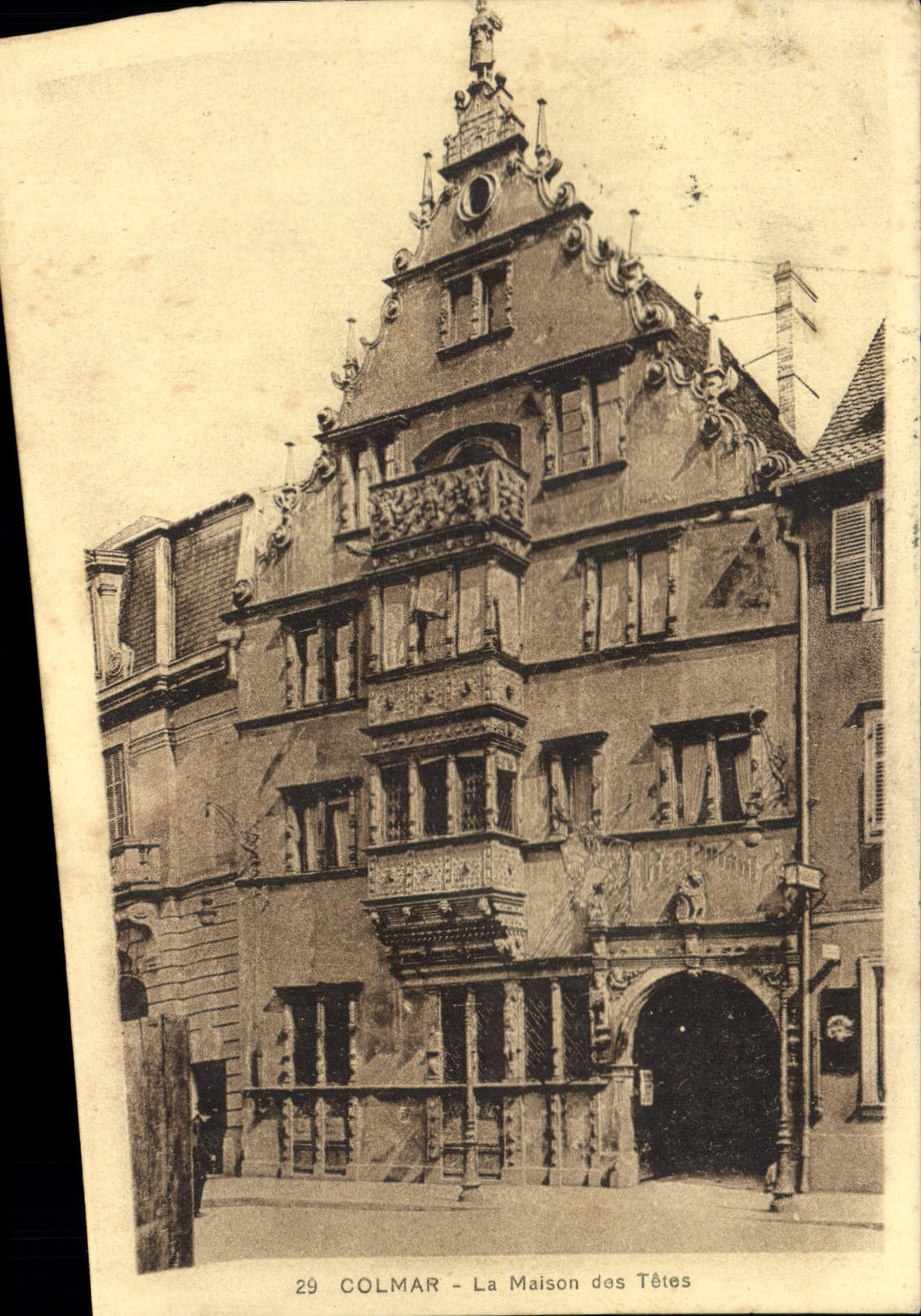 CPA Colmar La Maison des Tetes