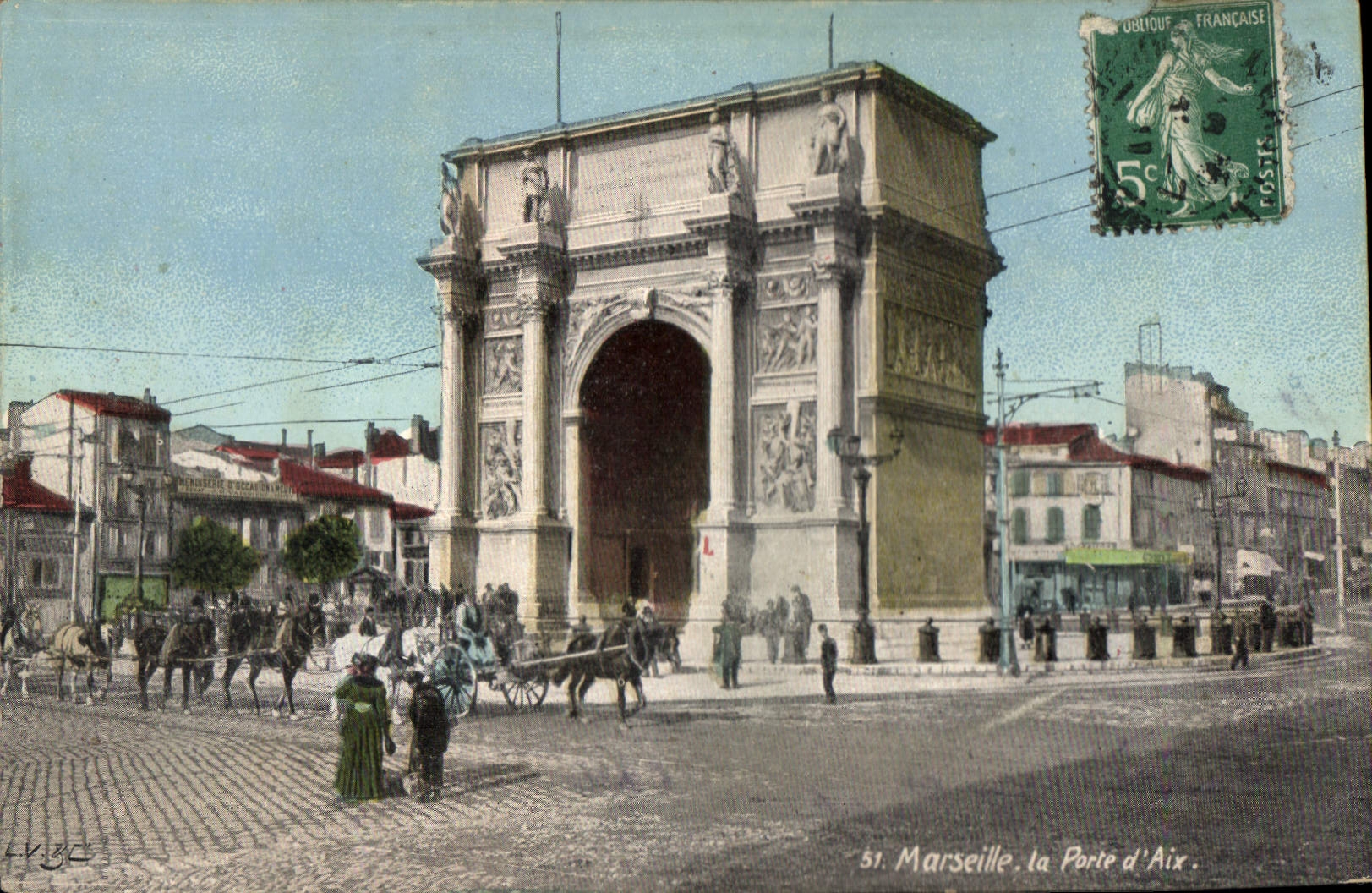 CPA Marseille La Porte d'Aix 