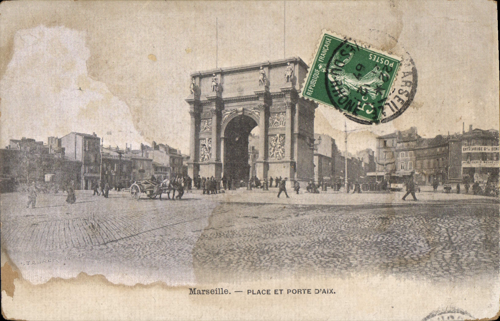 CPA Marseille Place et Porte d'Aix