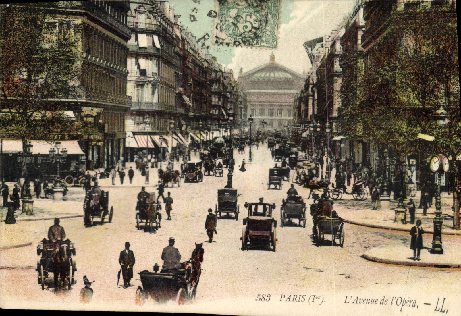 CPA Paris L'Avenue de l'Opera 