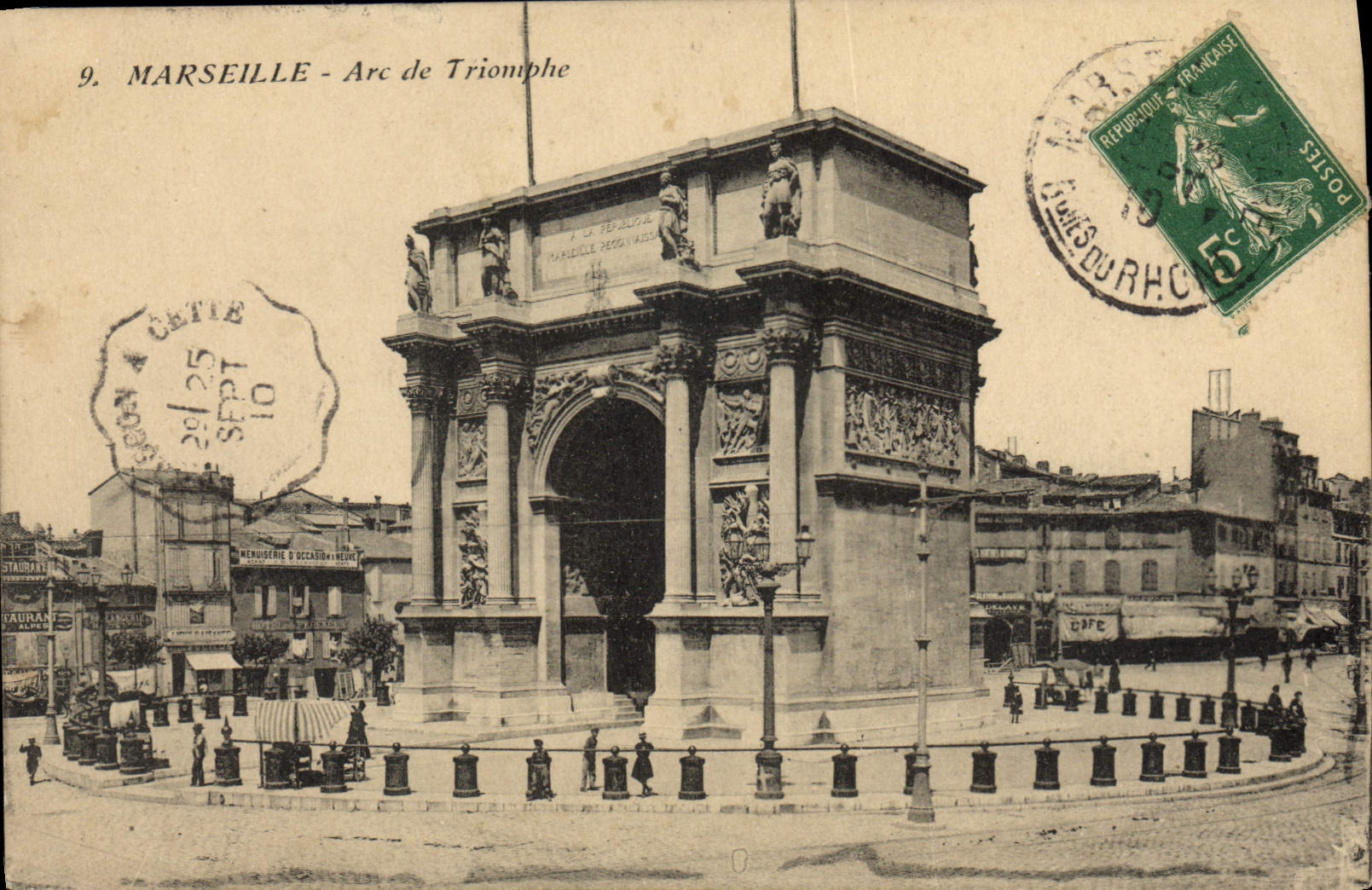 CPA Marseille Arc de Triomphe