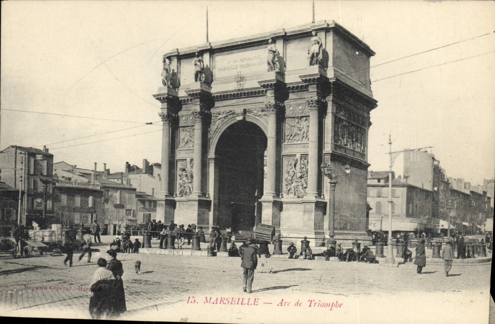 CPA Marseille Arc de Triomphe