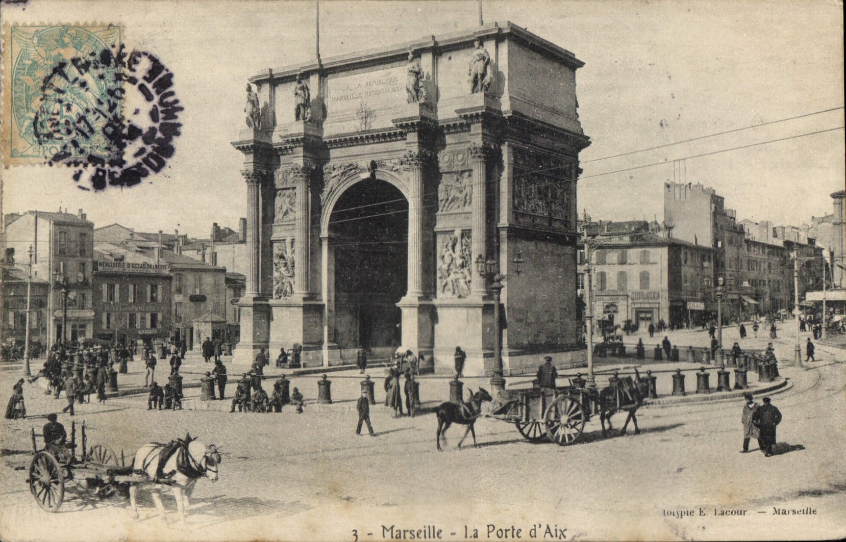 CPA Marseille La Porte d'Aix 