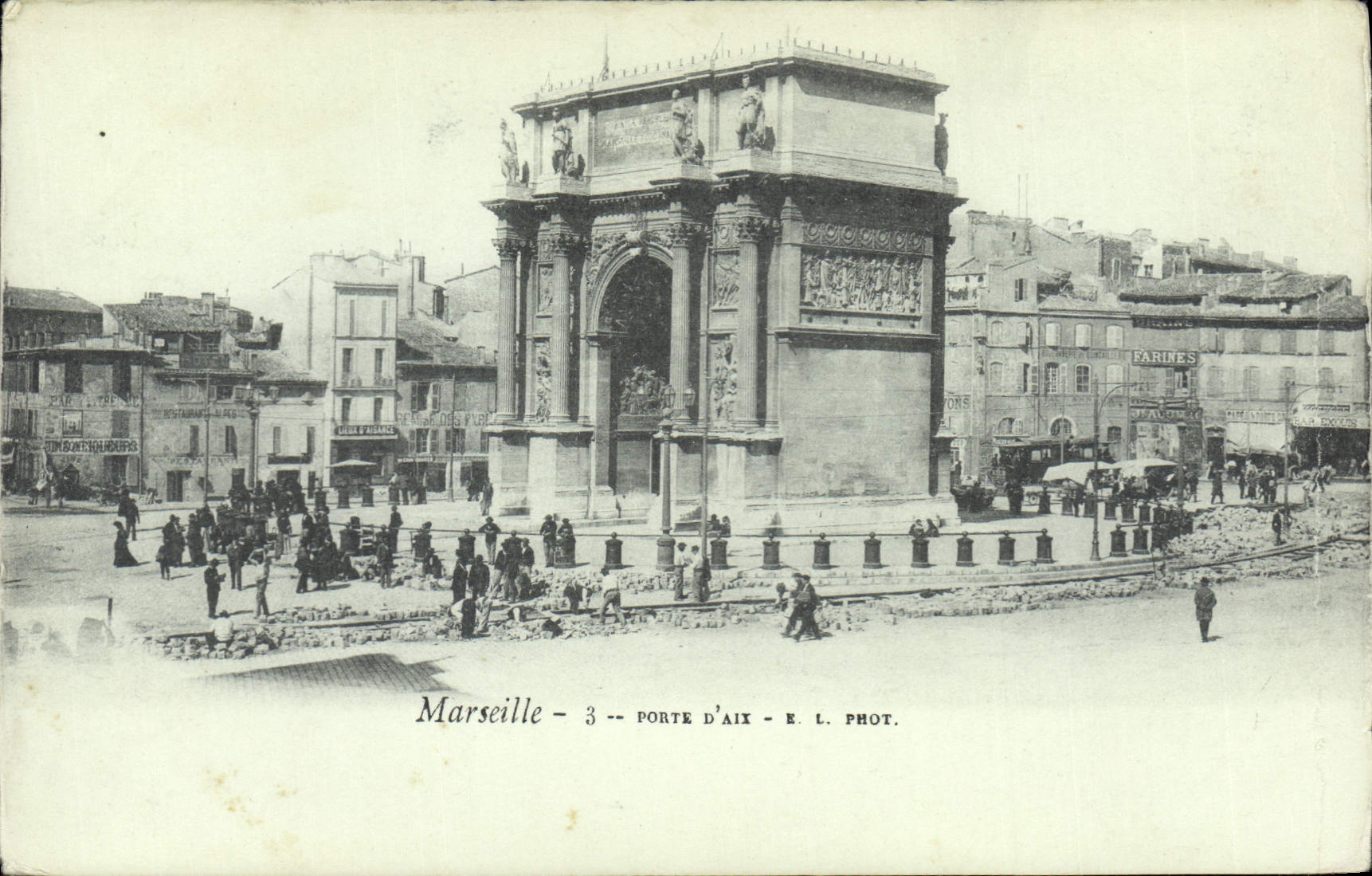 CPA Marseille La Porte d'Aix E L
