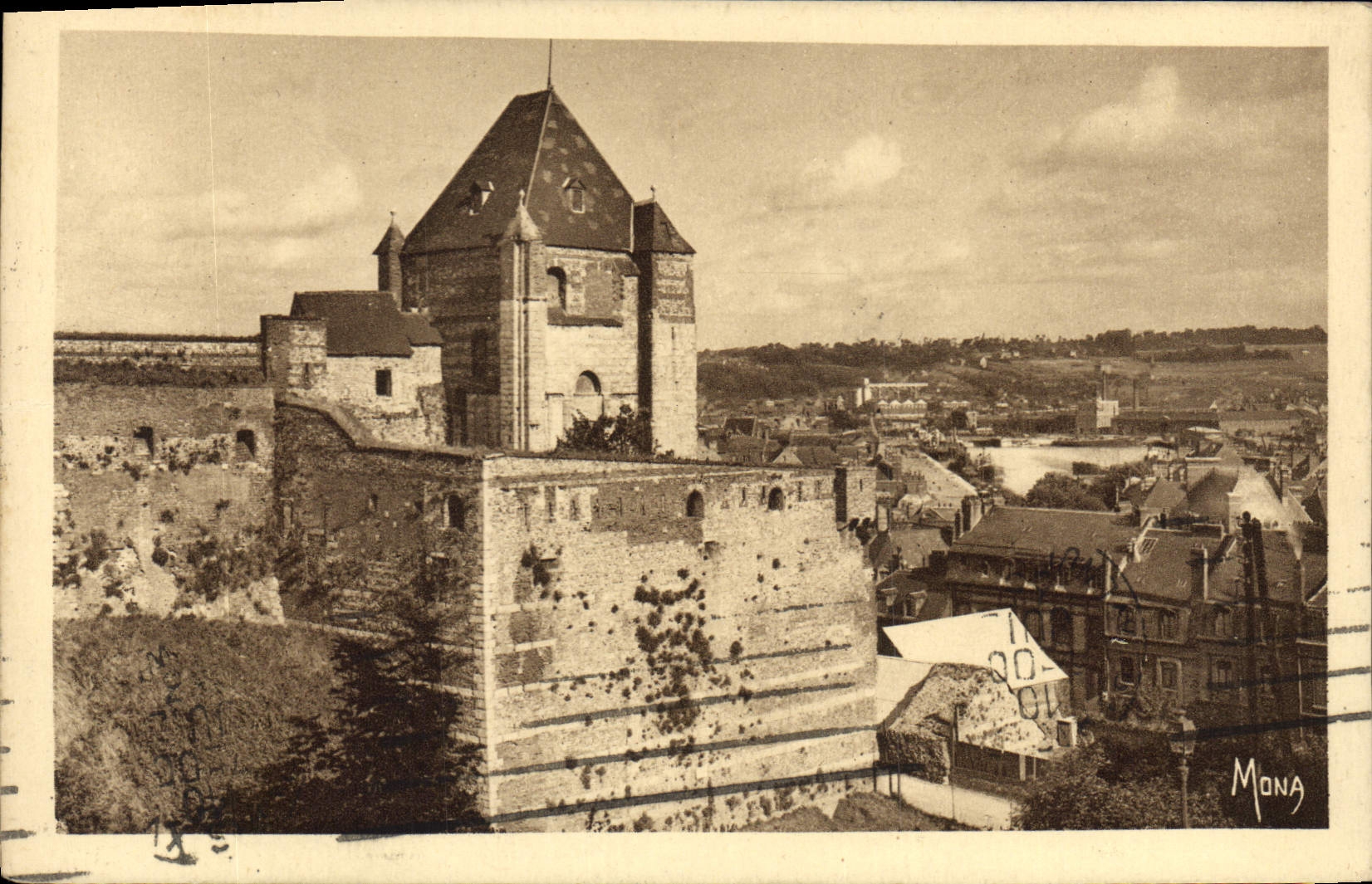 CPA Les Petits Tableaux de Normandie Dieppe le Chateau la Tour St Remy 